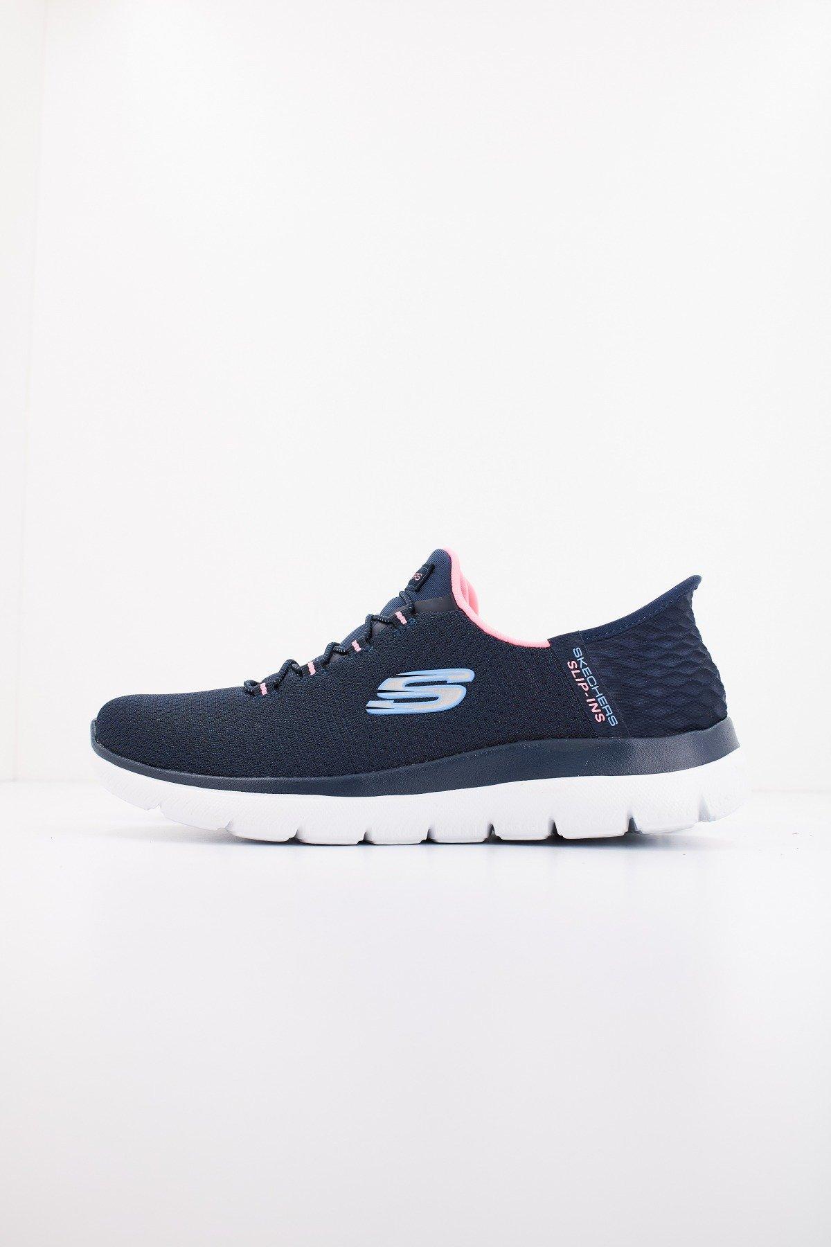 SKECHERS SLIP-INS SUMMITS - DIAMOND DREAM en color AZUL (1)