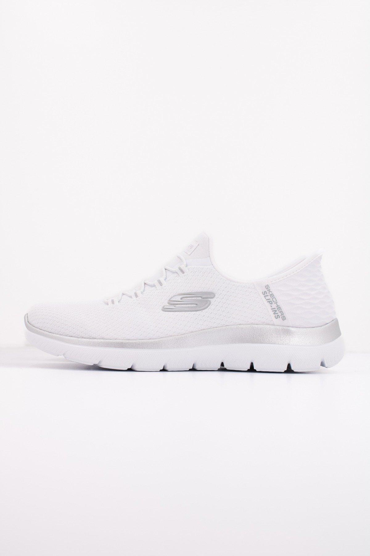 SKECHERS SLIP-INS SUMMITS - DIAMOND DREAM en color BLANCO (1)