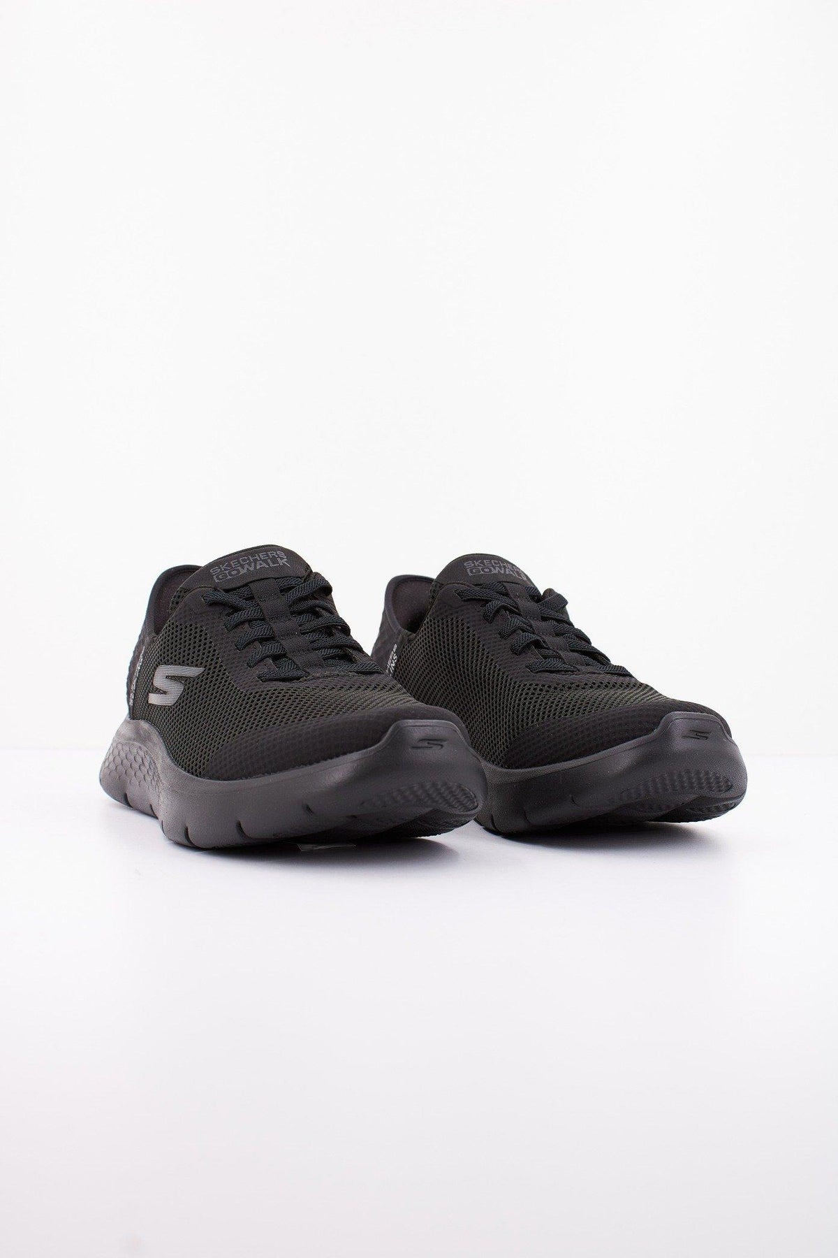 SKECHERS S GO WALK FLEX HANDS UP en color NEGRO (2)