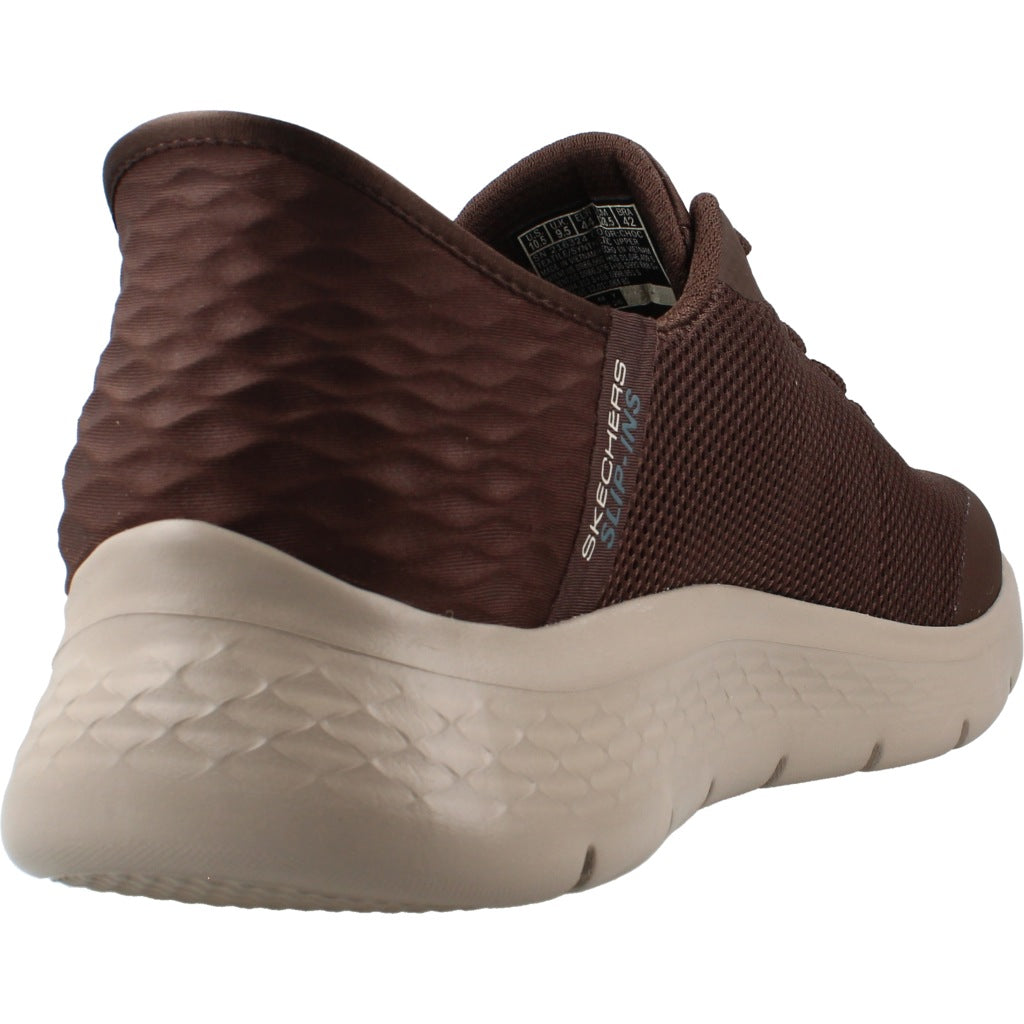 SKECHERS S GO WALK FLEX HANDS UP en color MARRON (3)