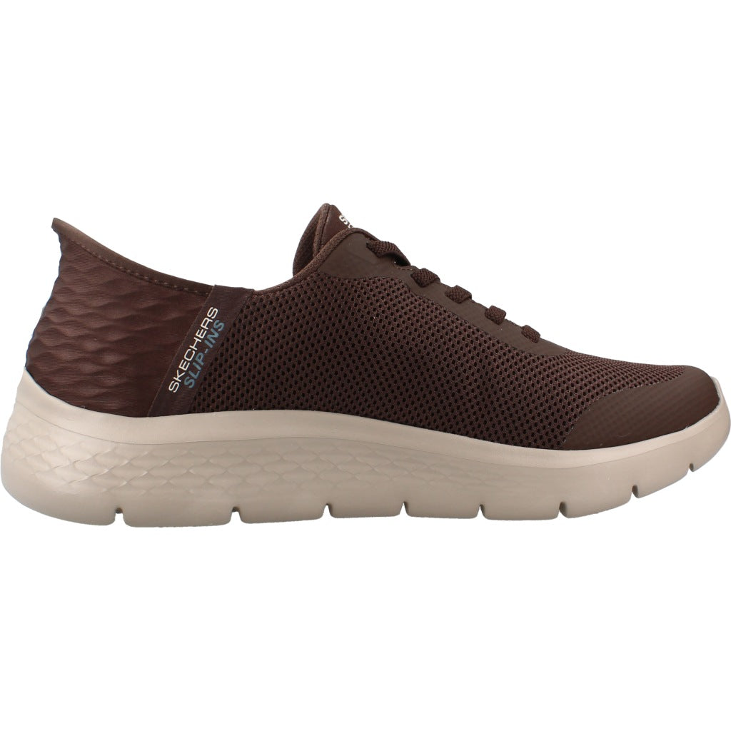 SKECHERS S GO WALK FLEX HANDS UP en color MARRON (4)