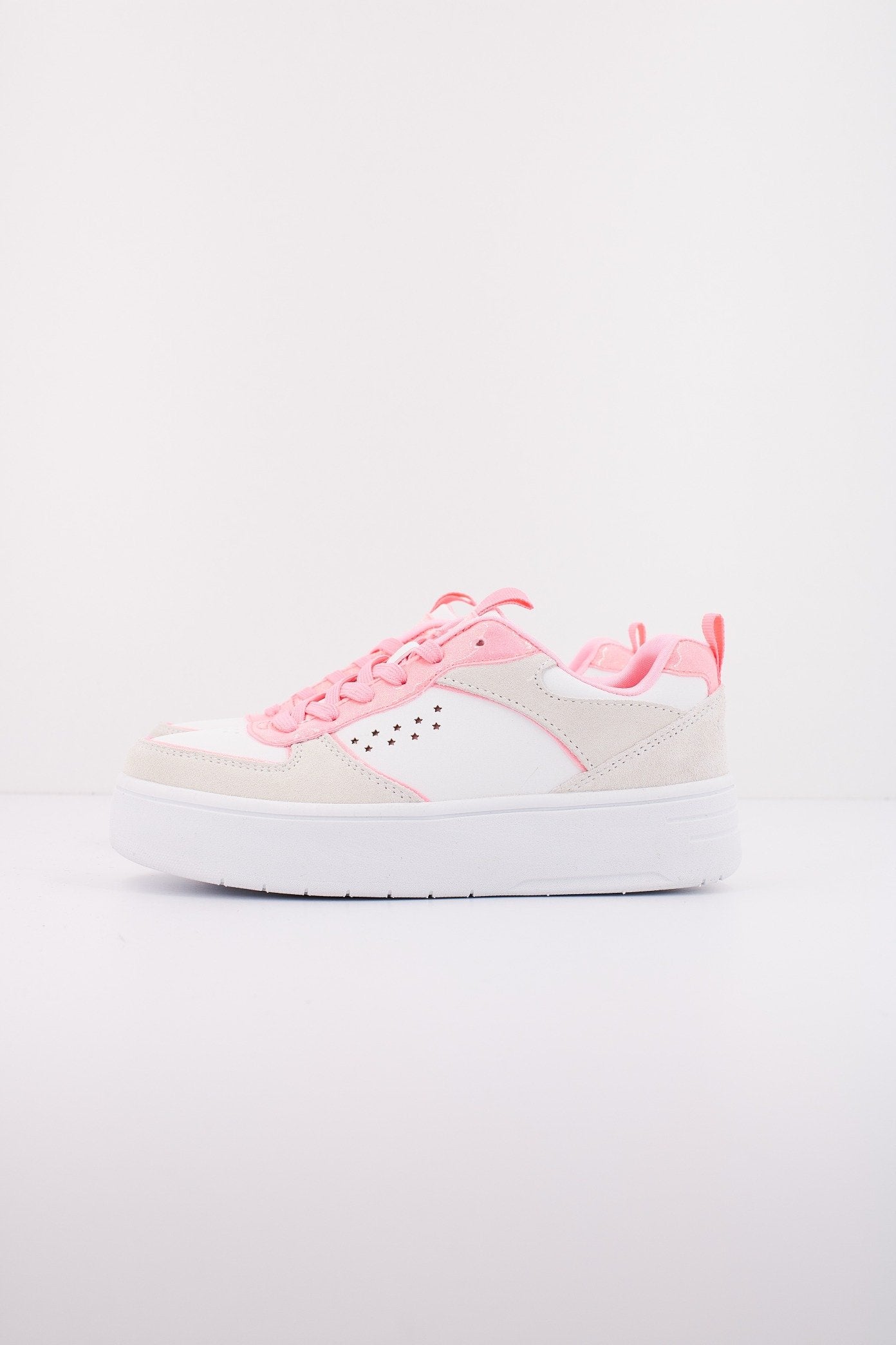 SKECHERS COURT HIGH - GLITTER SPLASH en color BLANCO (1)