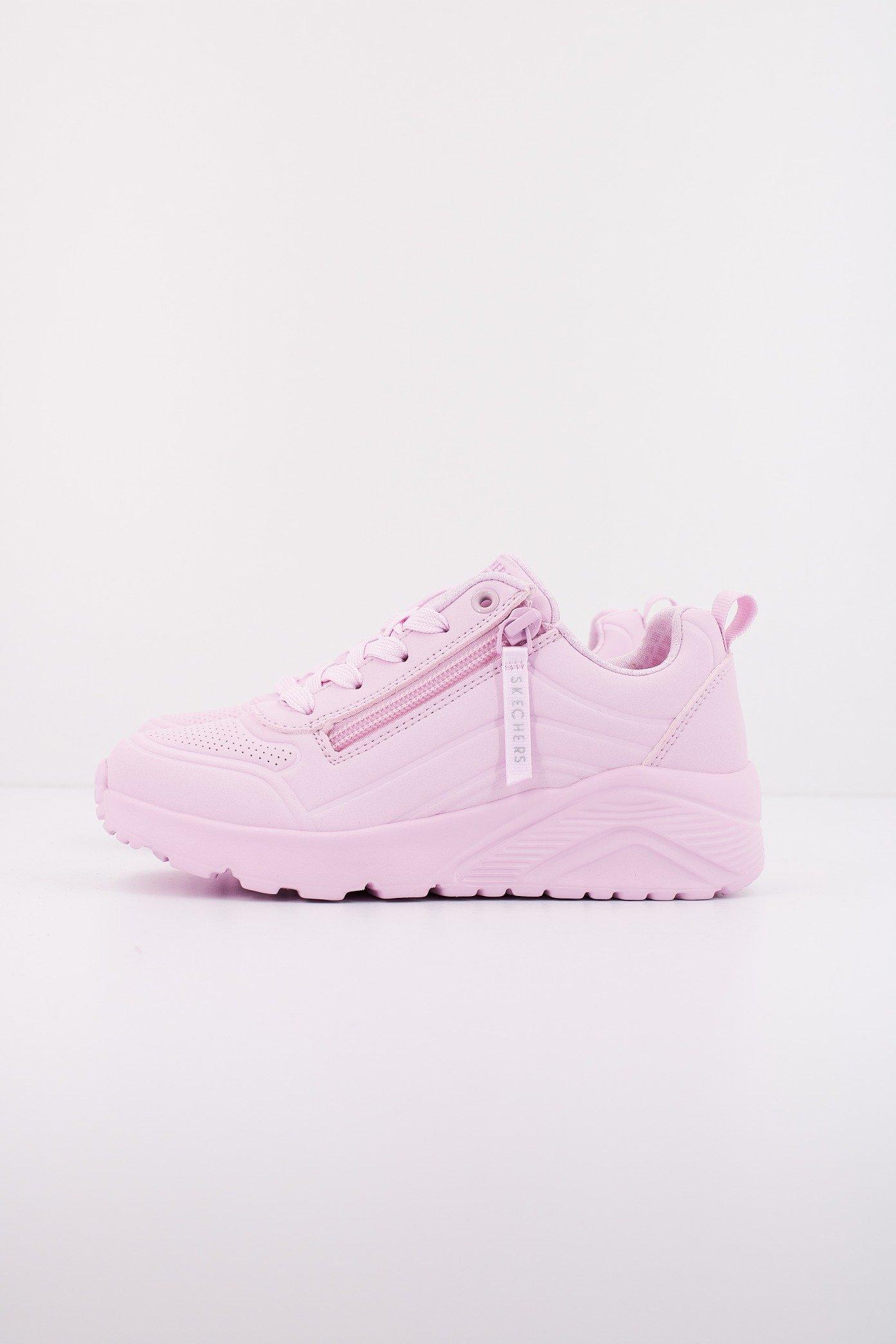 SKECHERS UNO LITE - EASY ZIP en color ROSA (1)