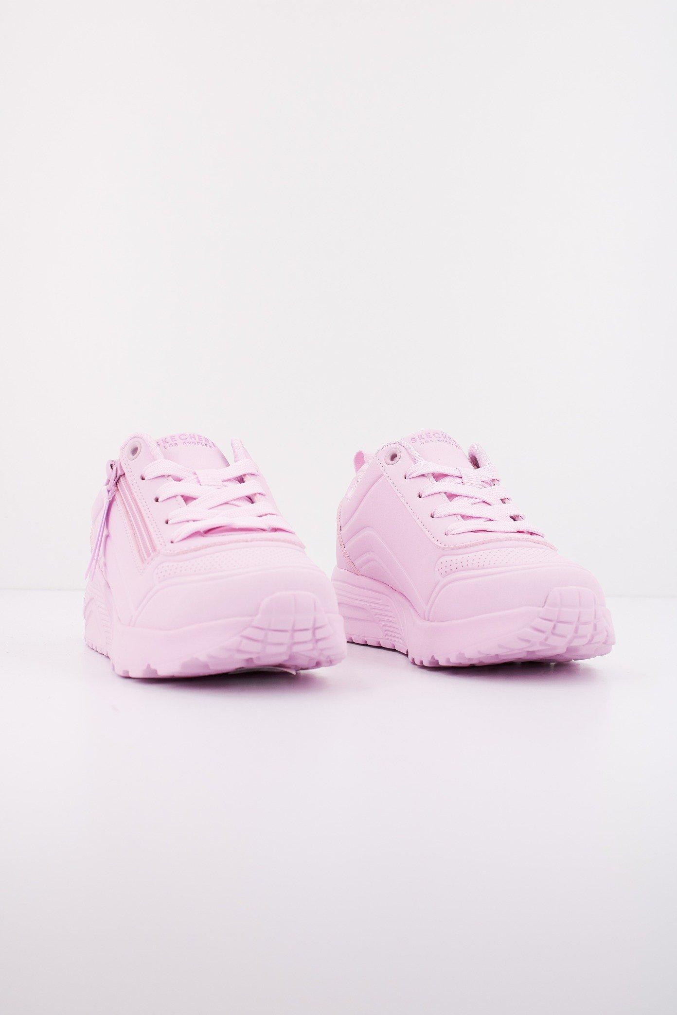 SKECHERS UNO LITE - EASY ZIP en color ROSA (2)