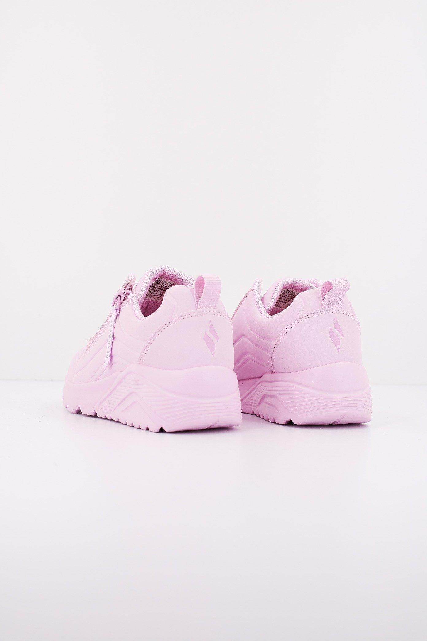 SKECHERS UNO LITE - EASY ZIP en color ROSA (3)