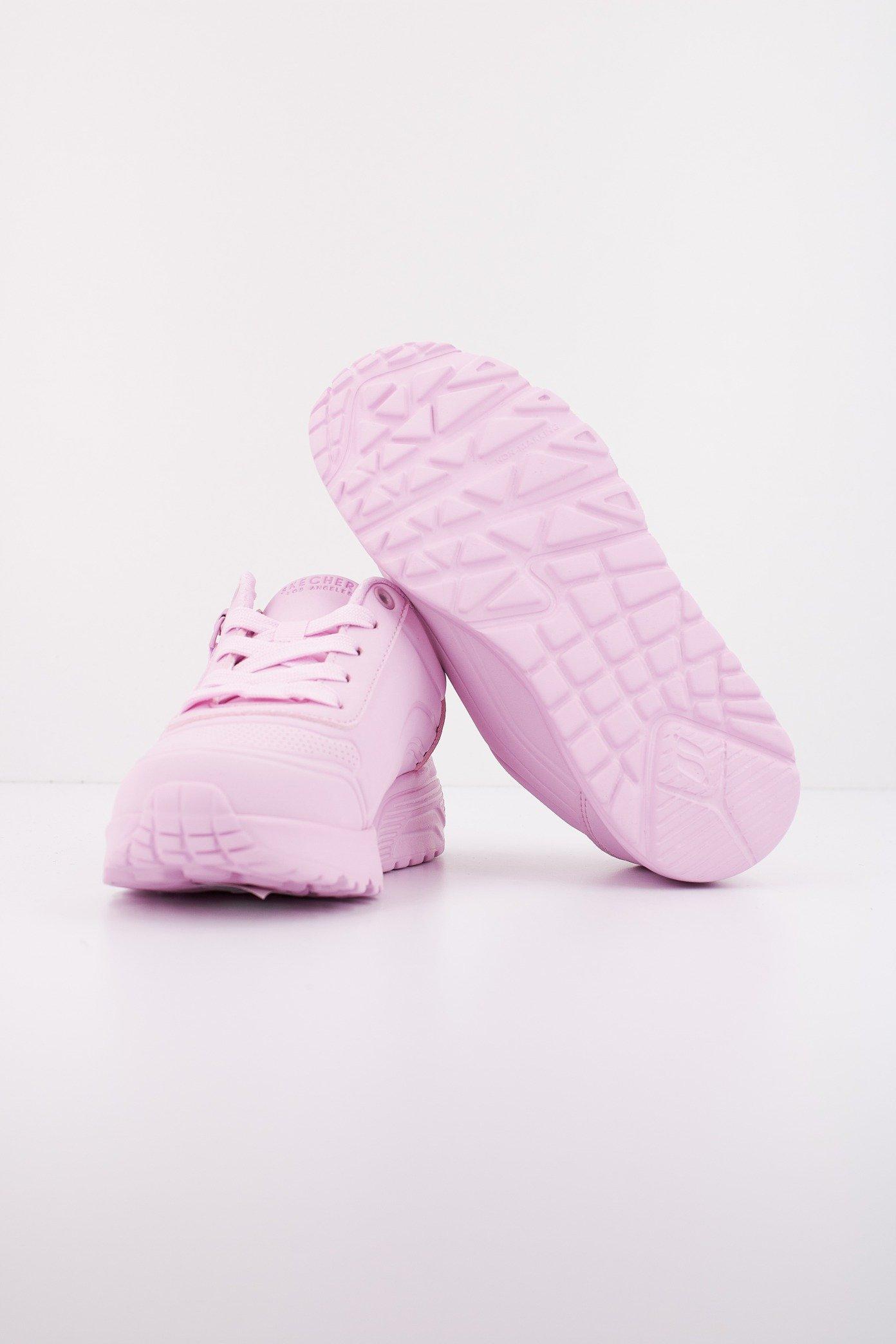 SKECHERS UNO LITE - EASY ZIP en color ROSA (4)