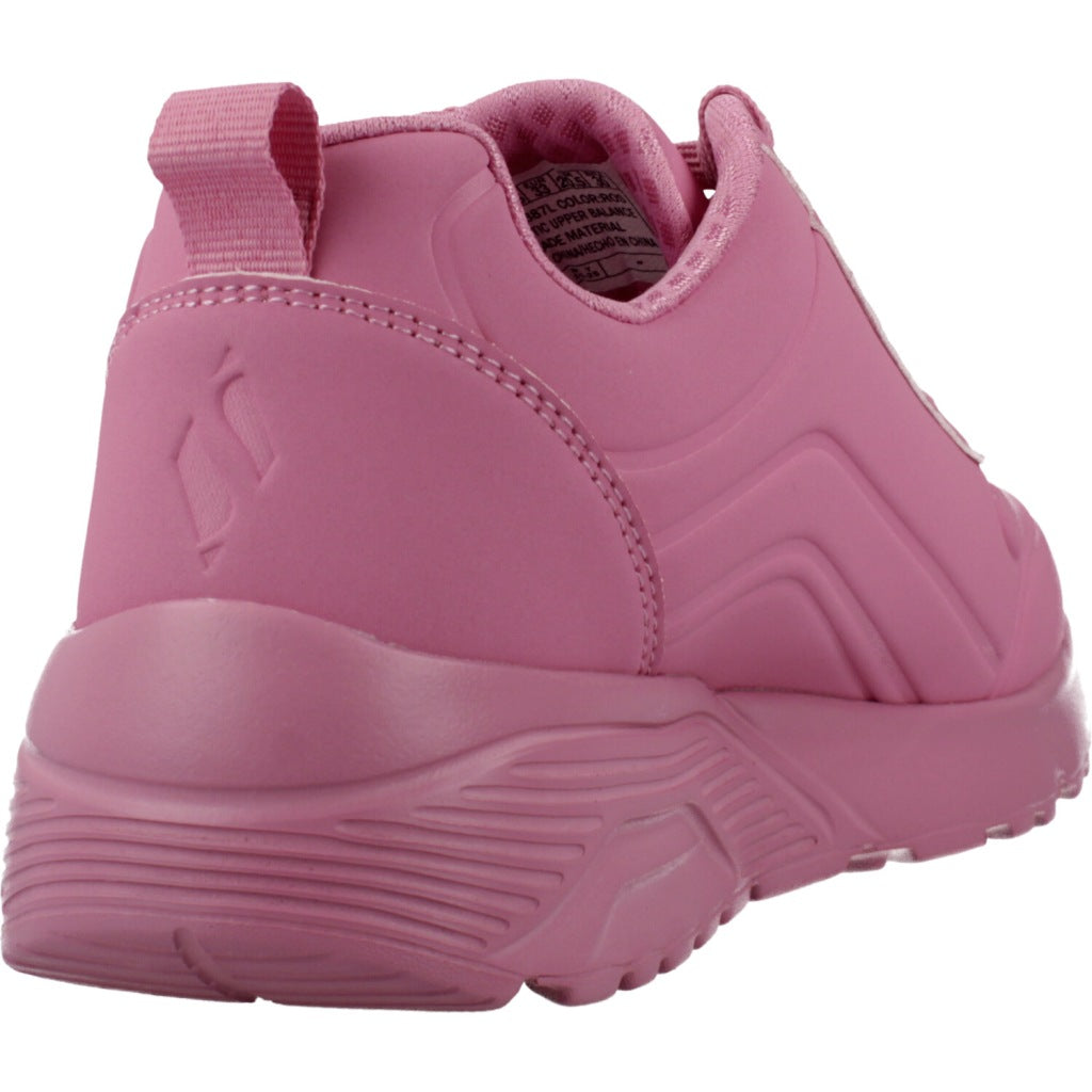 SKECHERS UNO LITE EASY ZIP en color ROSA (3)
