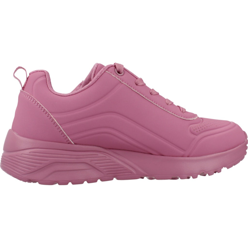 SKECHERS UNO LITE EASY ZIP en color ROSA (4)