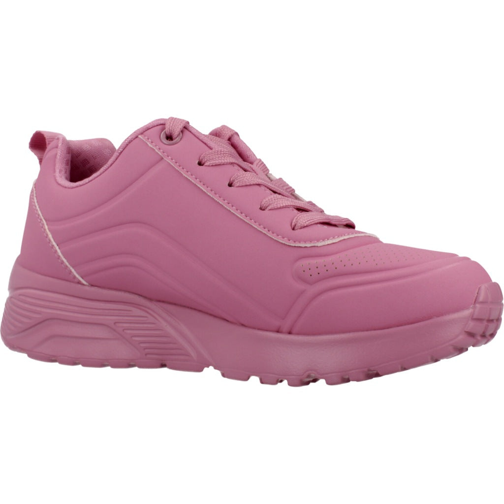 SKECHERS UNO LITE EASY ZIP en color ROSA (5)
