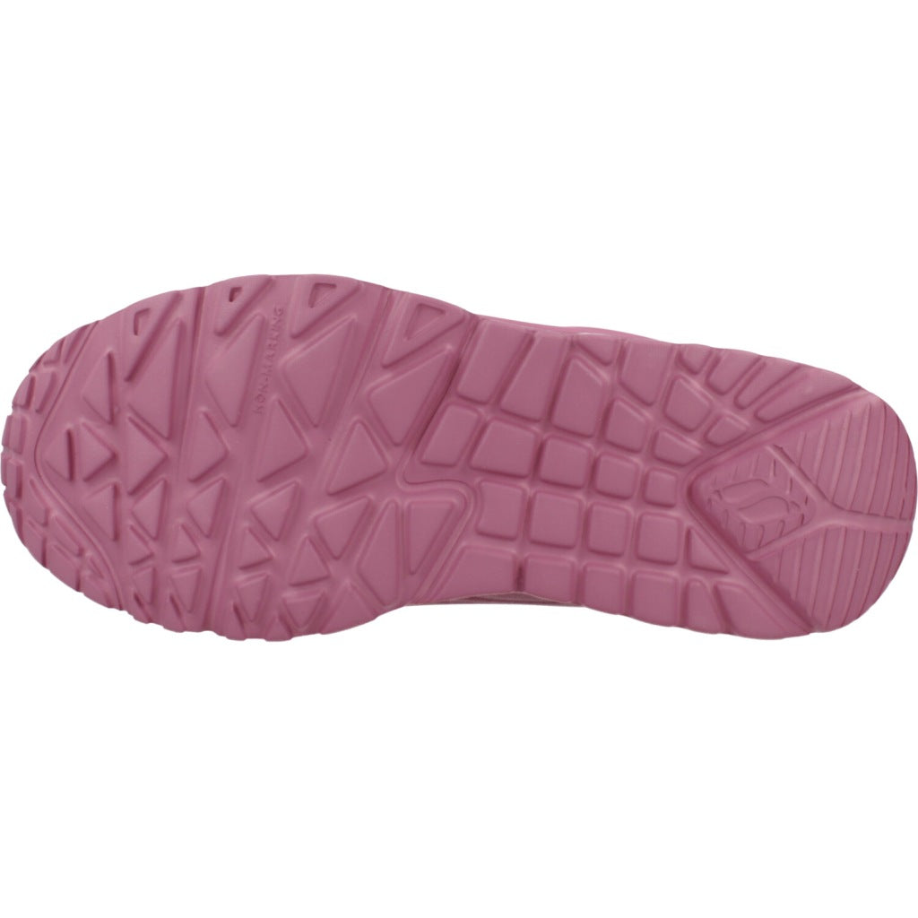SKECHERS UNO LITE EASY ZIP en color ROSA (7)
