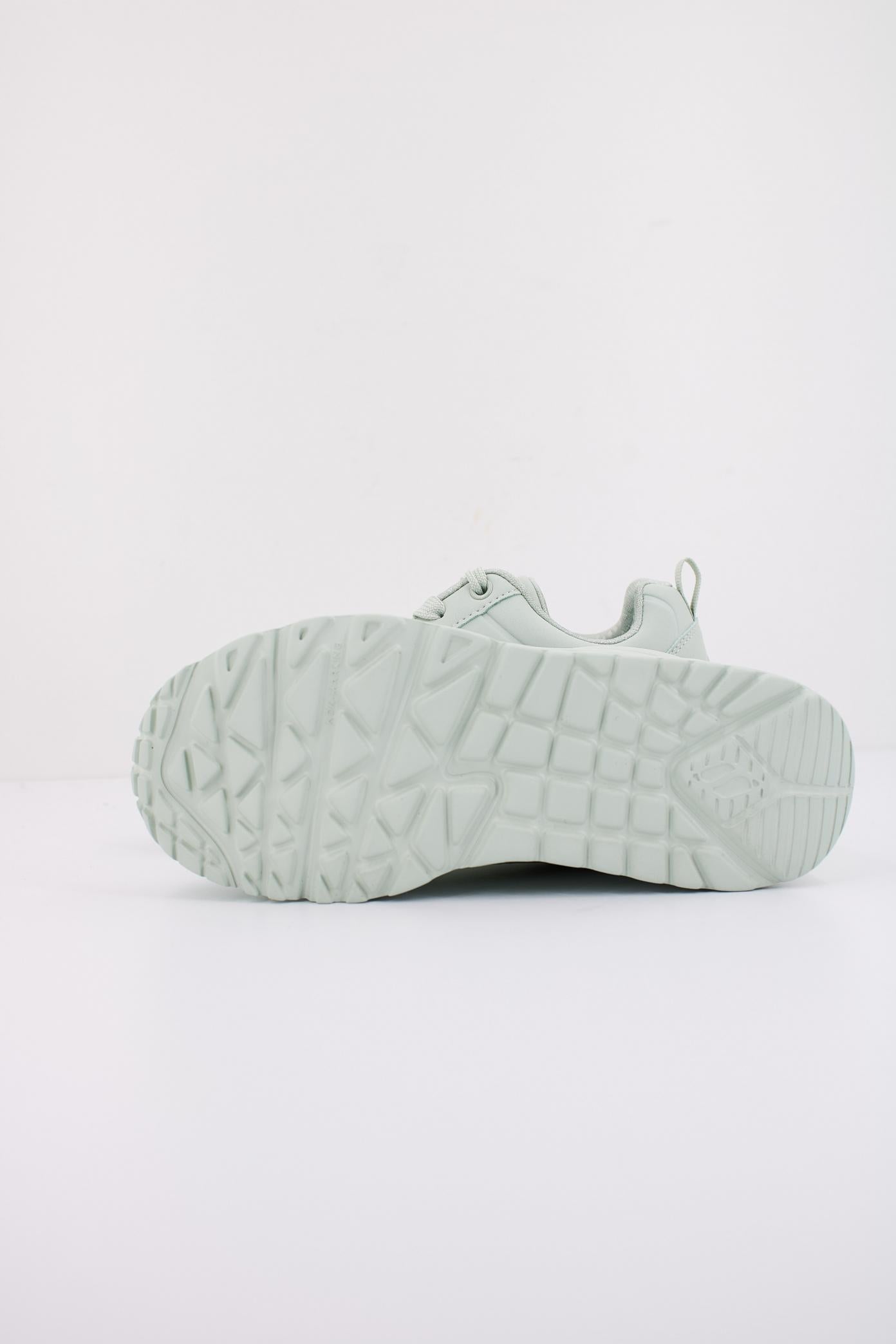 SKECHERS UNO LITE - EASY ZIP en color VERDE (5)