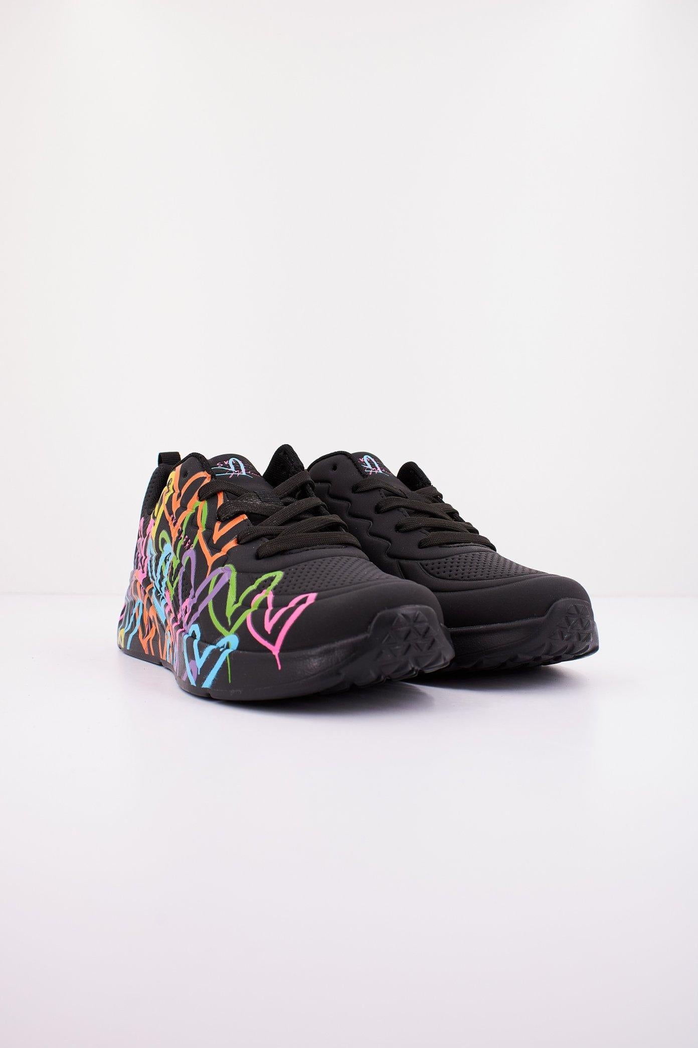 SKECHERS S en color NEGRO (2)