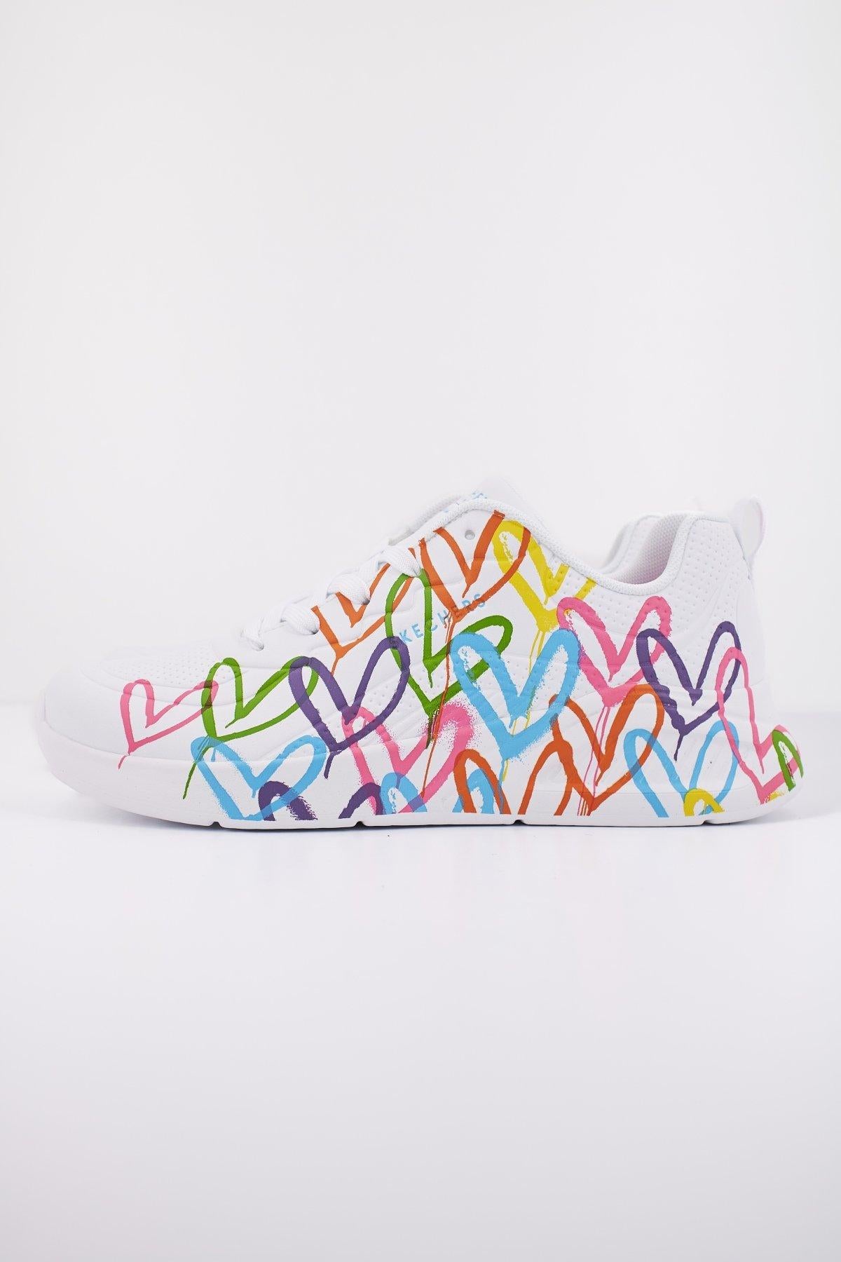 SKECHERS UNO LITE en color BLANCO (1)