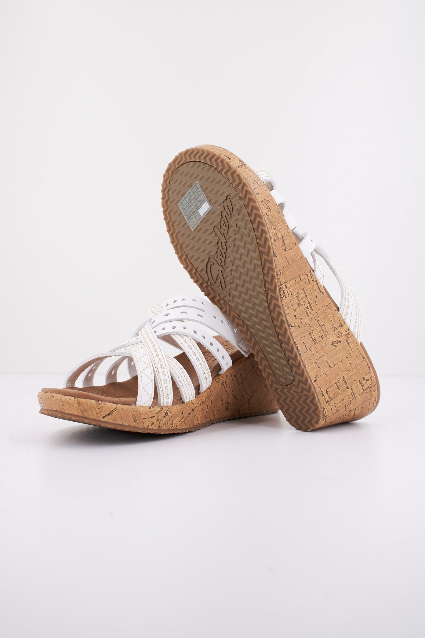 SKECHERS BEVERLEE - HOT SPRING en color BLANCO (4)
