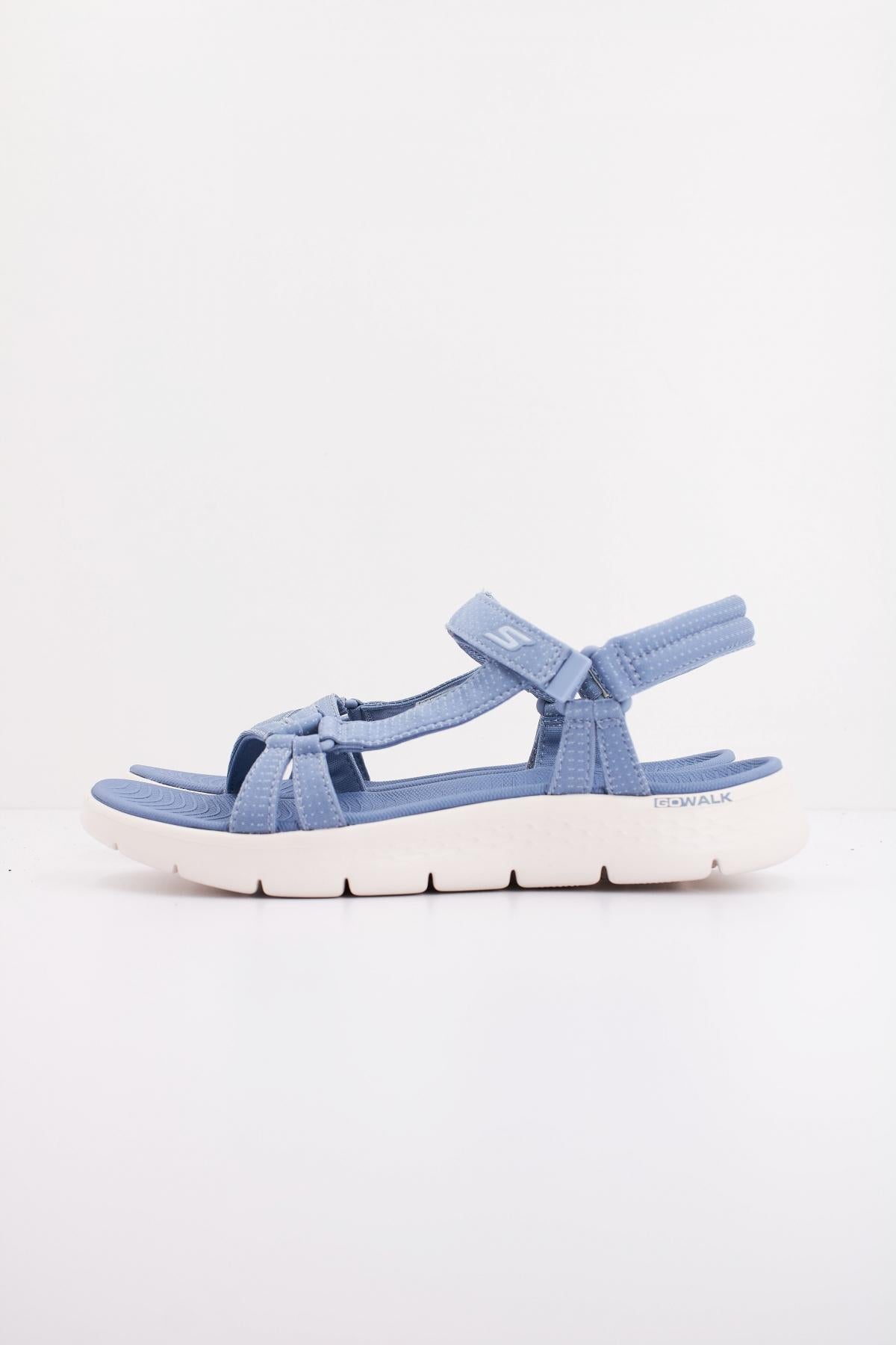 SKECHERS GO WALK FLEX SANDAL en color AZUL (1)