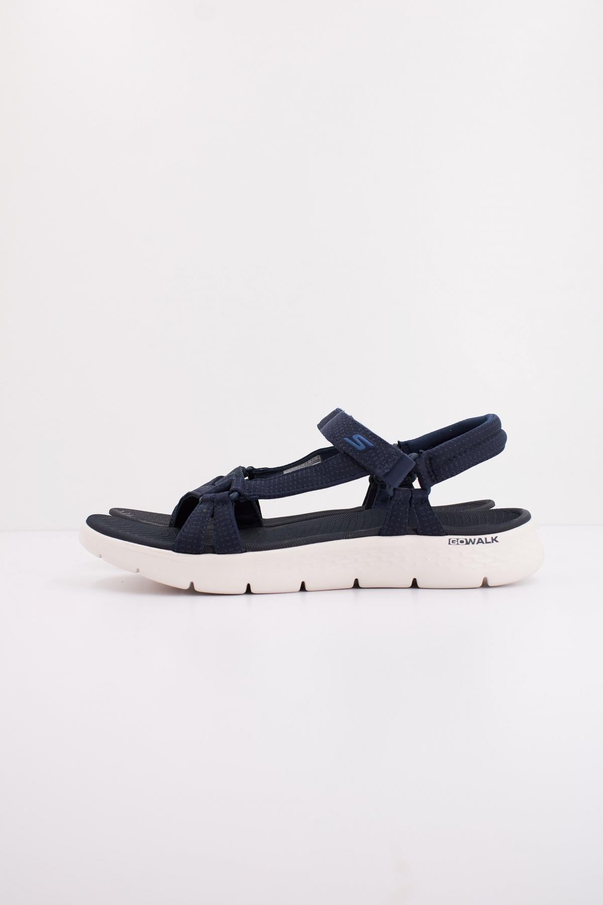 SKECHERS GO WALK FLEX SANDAL en color AZUL (1)