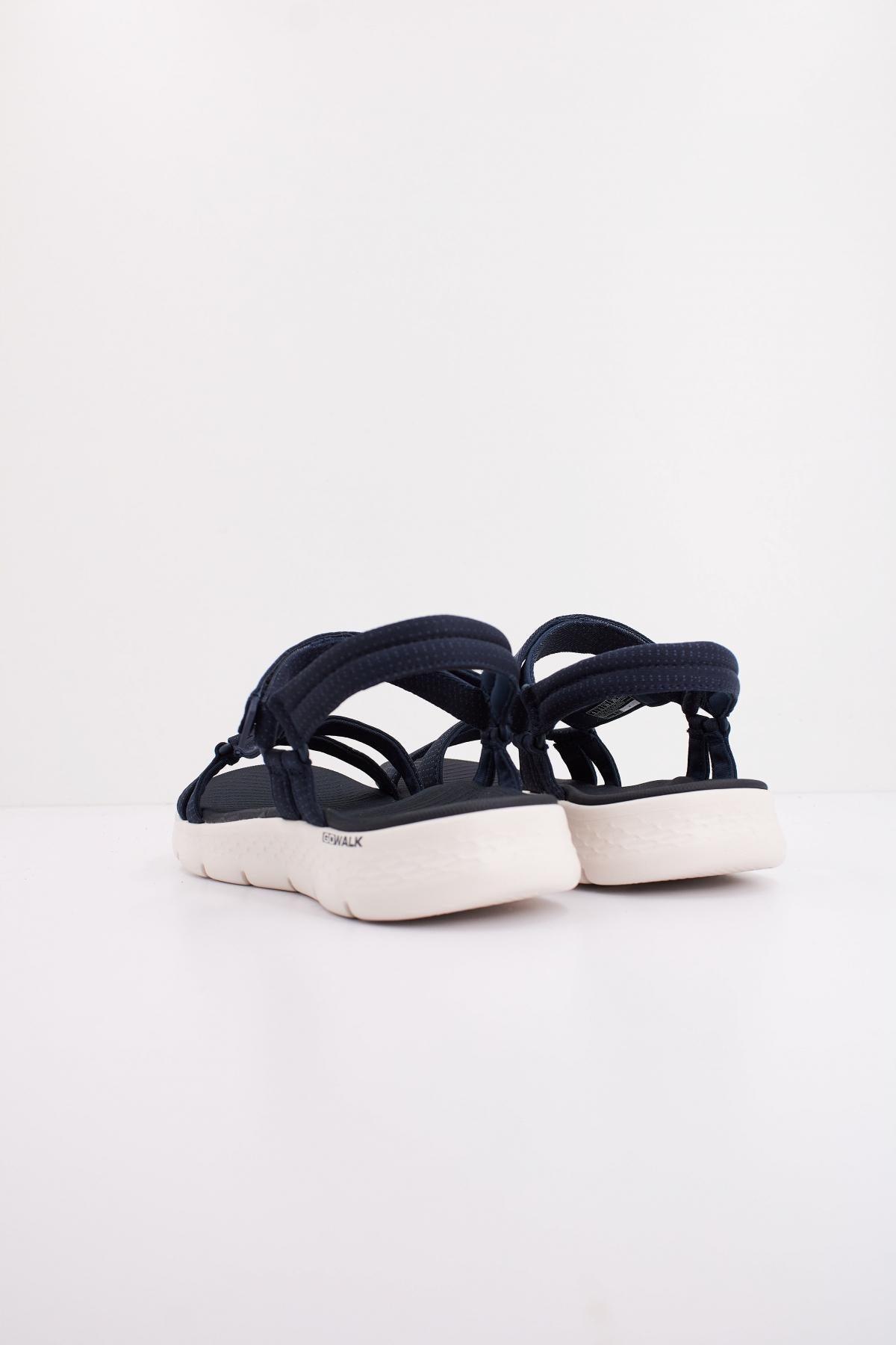 SKECHERS GO WALK FLEX SANDAL en color AZUL (4)