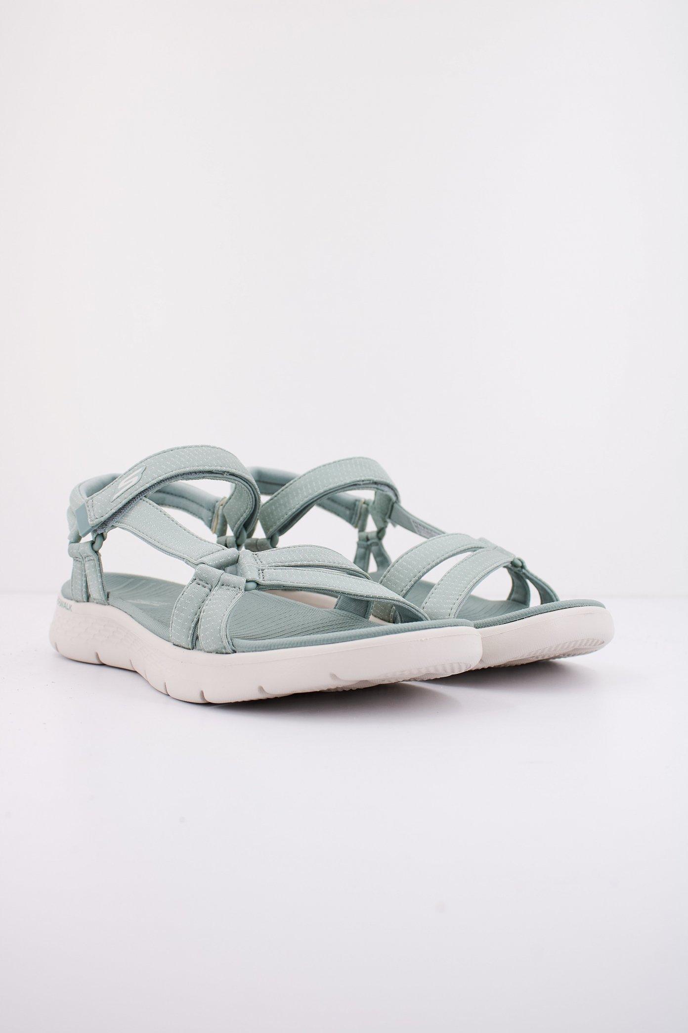SKECHERS GO WALK FLEX SANDAL en color AZUL (2)