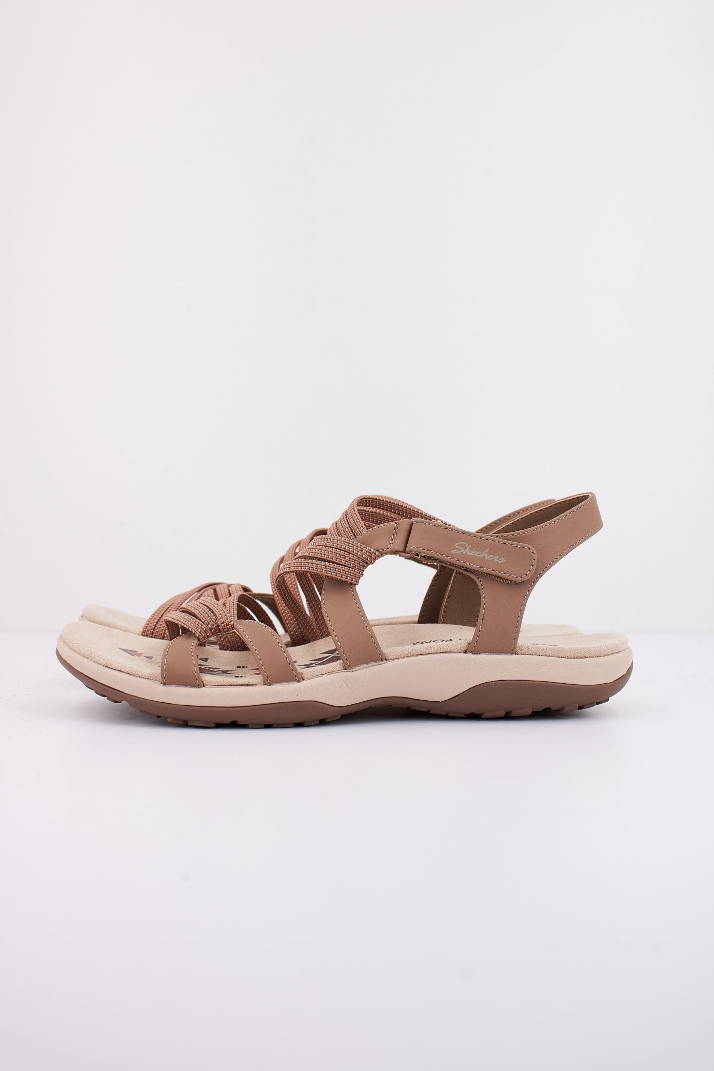 SKECHERS REGGAE SLIM - SUMMER OF FUN en color MARRON (1)