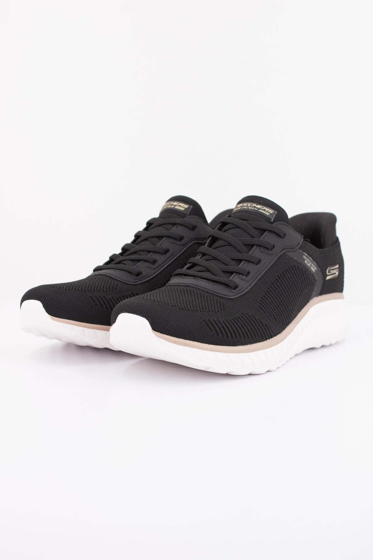 SKECHERS SLIP-INS BOBS SQUAD CHAOS - C en color NEGRO (2)