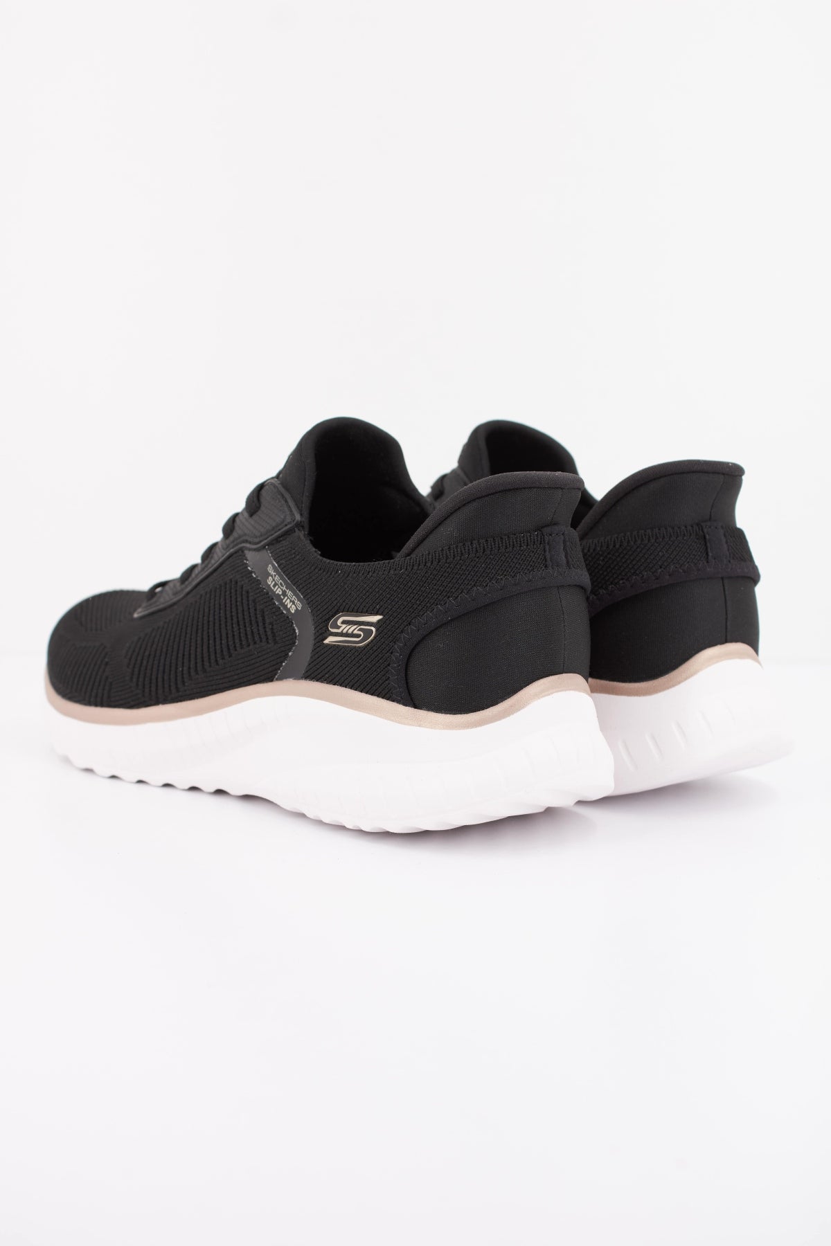SKECHERS SLIP-INS BOBS SQUAD CHAOS - C en color NEGRO (4)