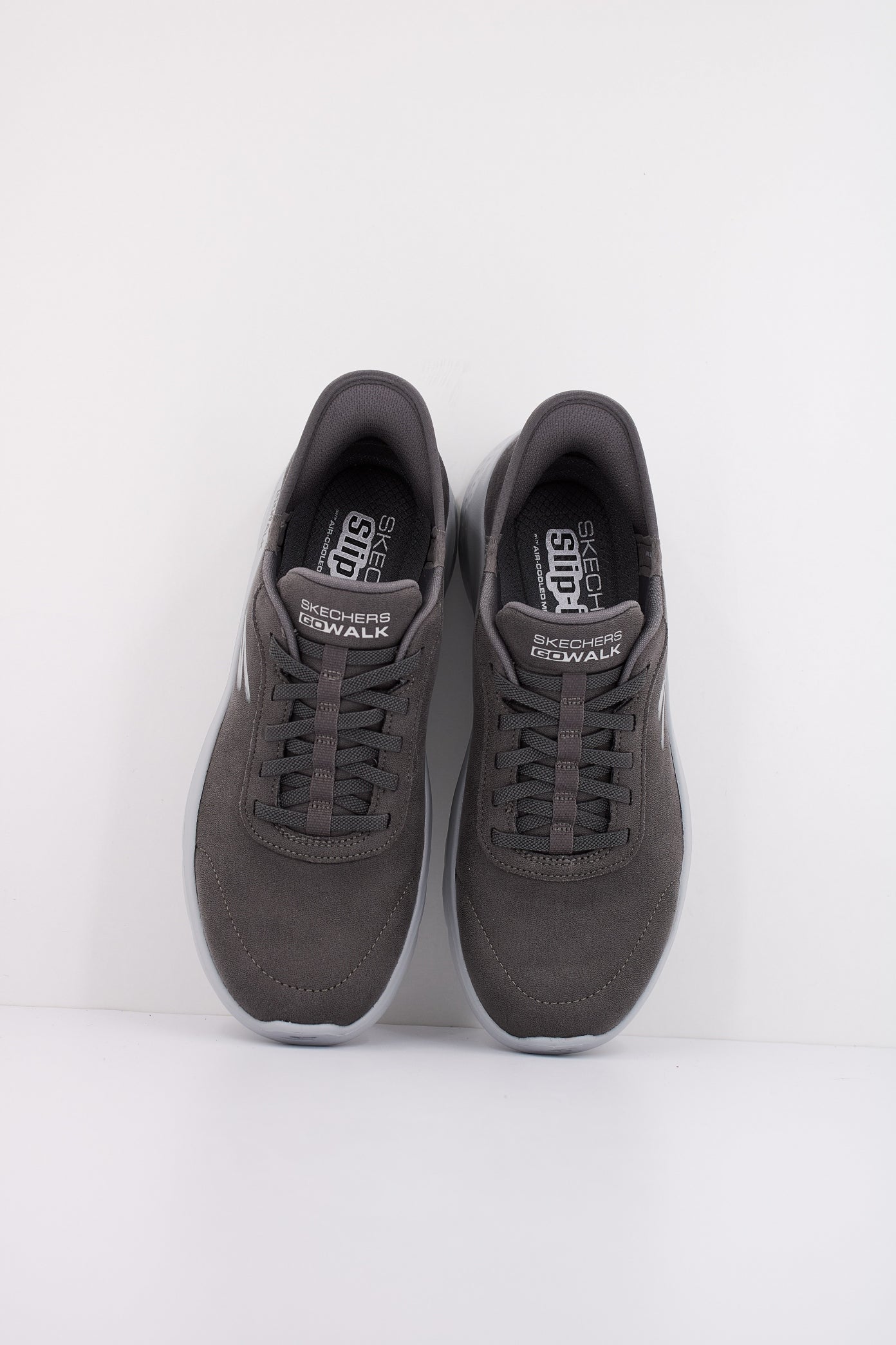 SKECHERS GO WALK FLEX - MALI SLIP-INS en color GRIS (3)