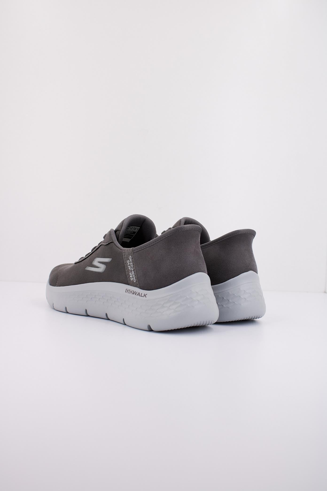 SKECHERS GO WALK FLEX - MALI SLIP-INS en color GRIS (4)