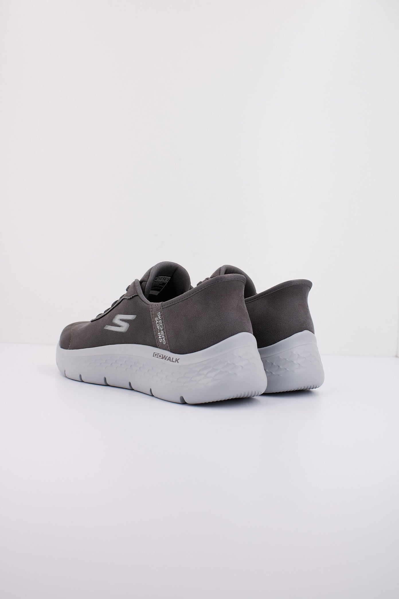 SKECHERS GO WALK FLEX - MALI SLIP-INS en color GRIS (4)
