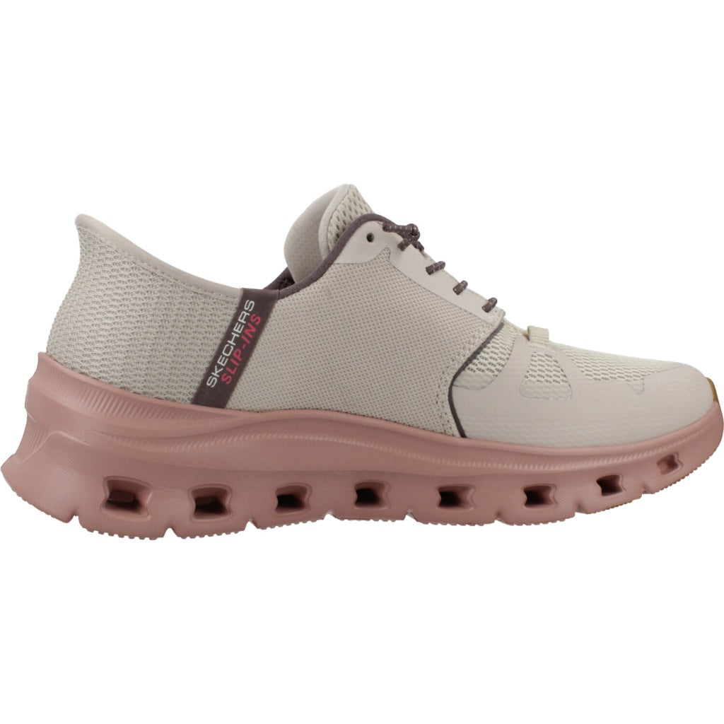 SKECHERS GLIDE STEP PRO en color MARRON CLARO (4)