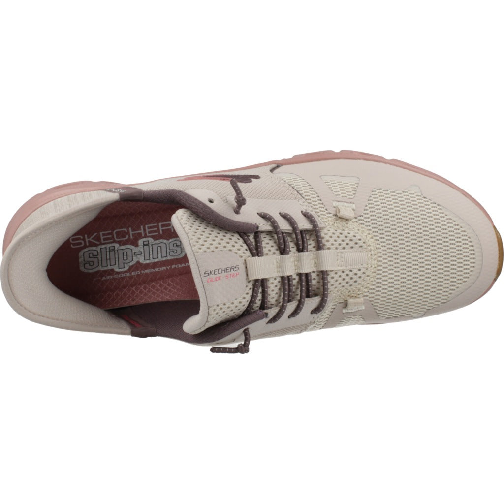 SKECHERS GLIDE STEP PRO en color MARRON CLARO (7)
