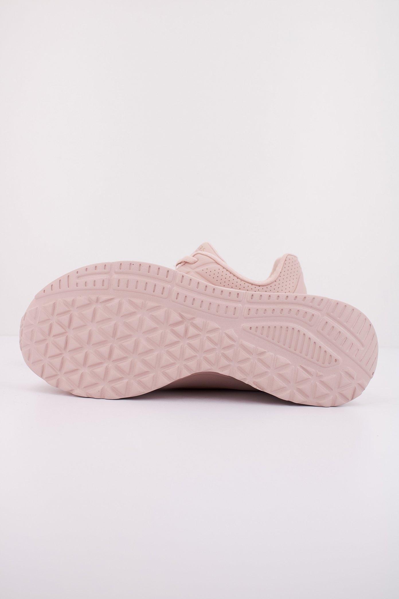 SKECHERS UNO LITE - LITE WORK en color ROSA  (5)