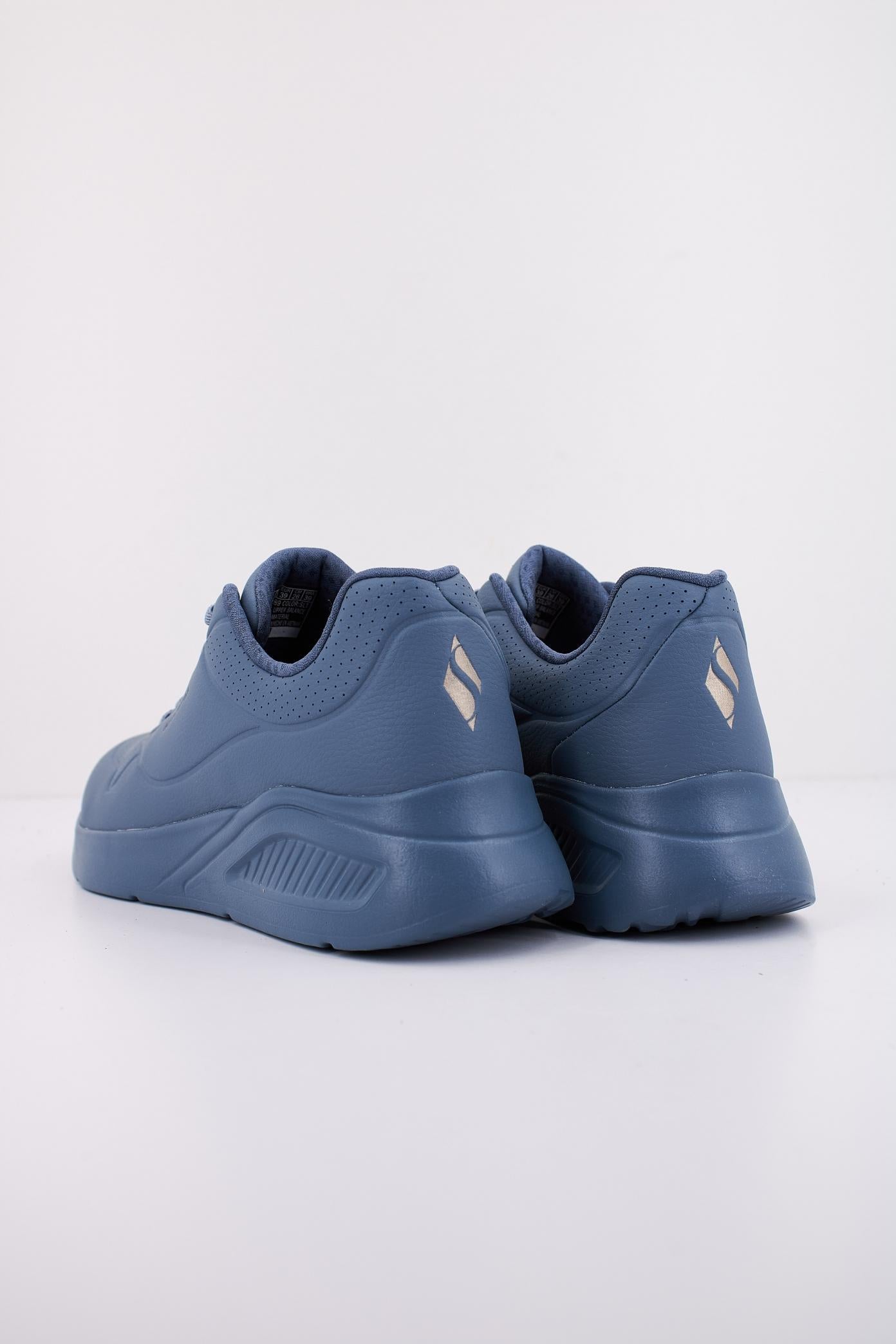 SKECHERS UNO LITE - LITE WORK en color AZUL (4)