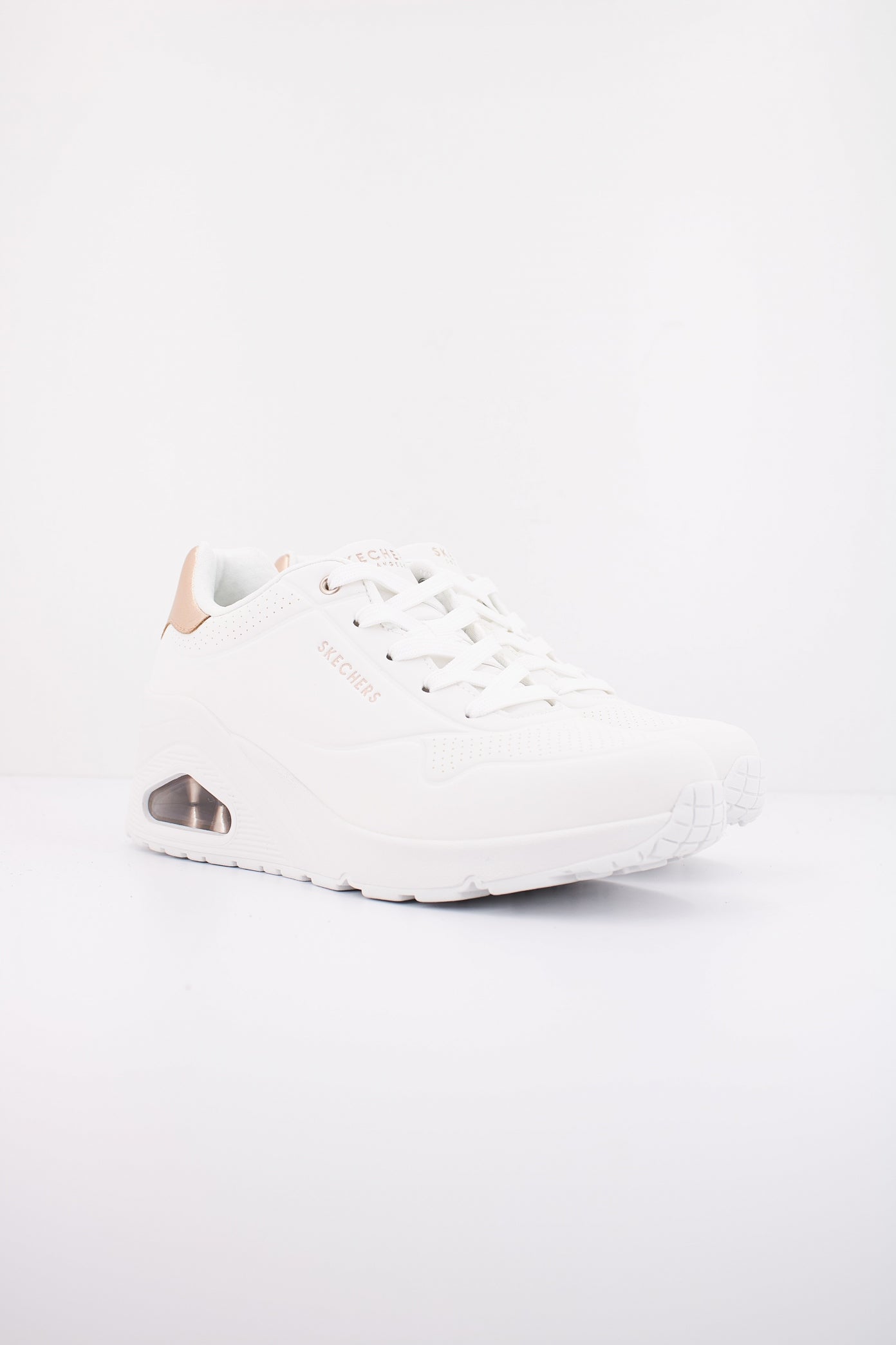 SKECHERS UNO WEDGE - HI STEPS en color BLANCO (2)