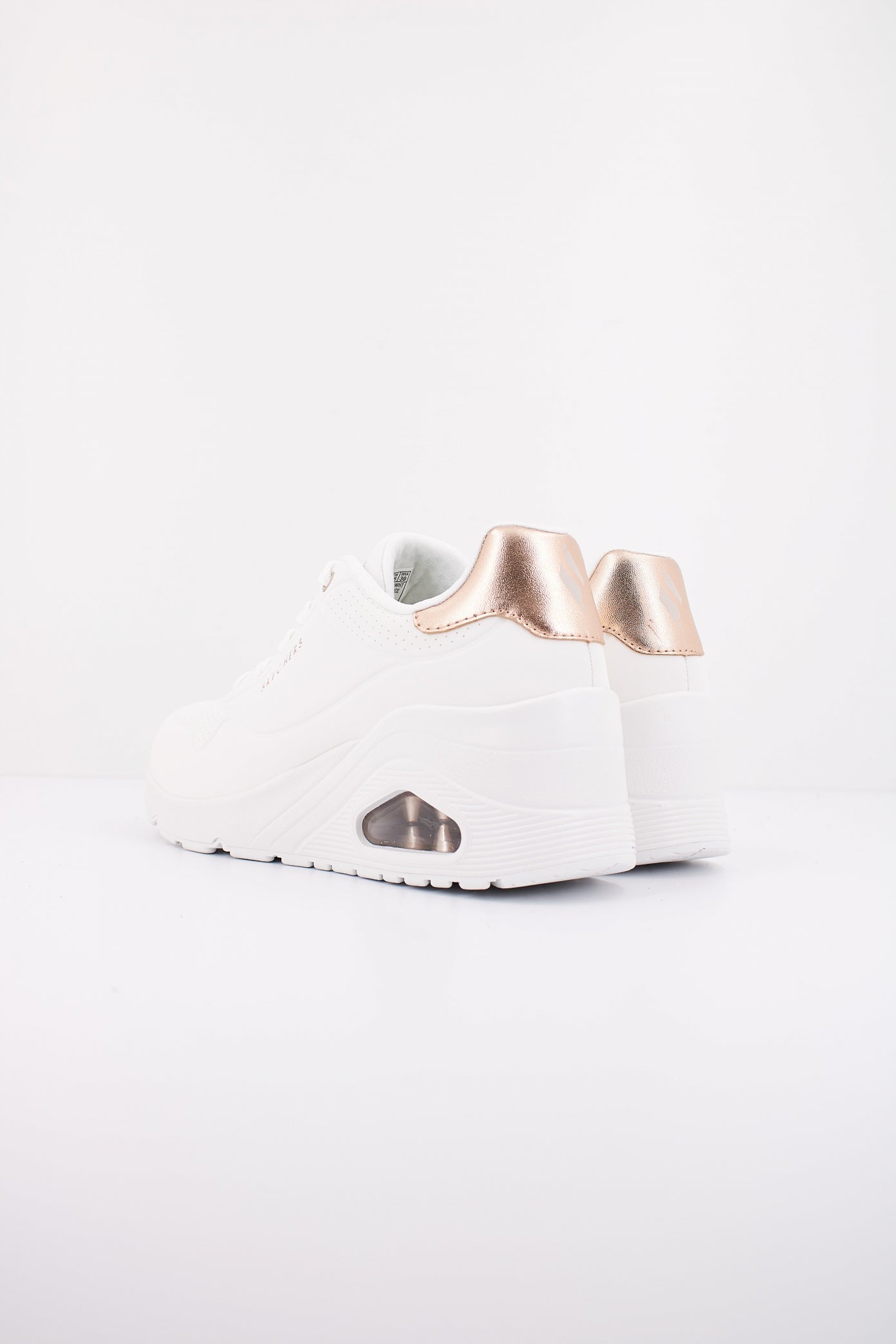 SKECHERS UNO WEDGE - HI STEPS en color BLANCO (4)