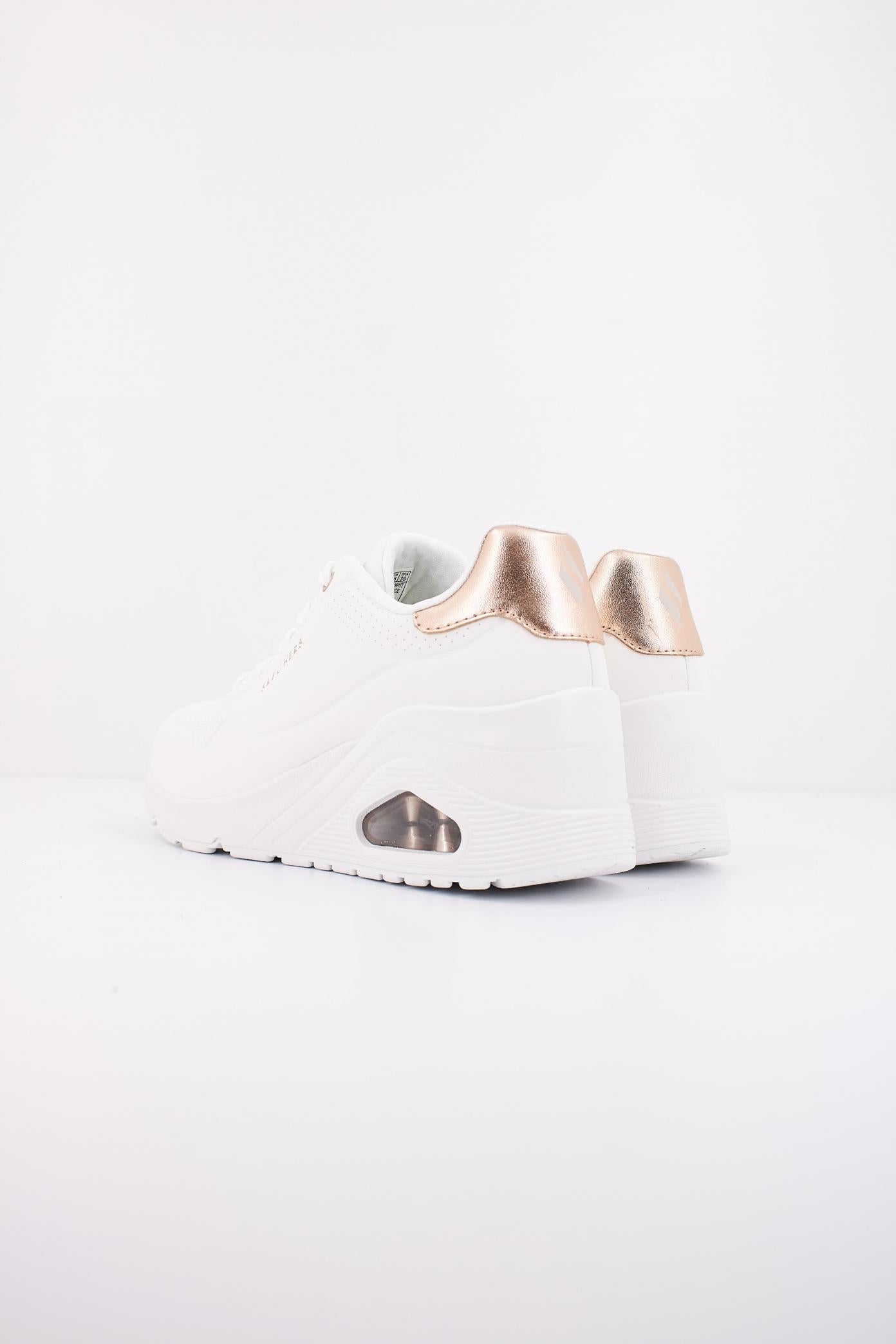 SKECHERS UNO WEDGE - HI STEPS en color BLANCO (4)