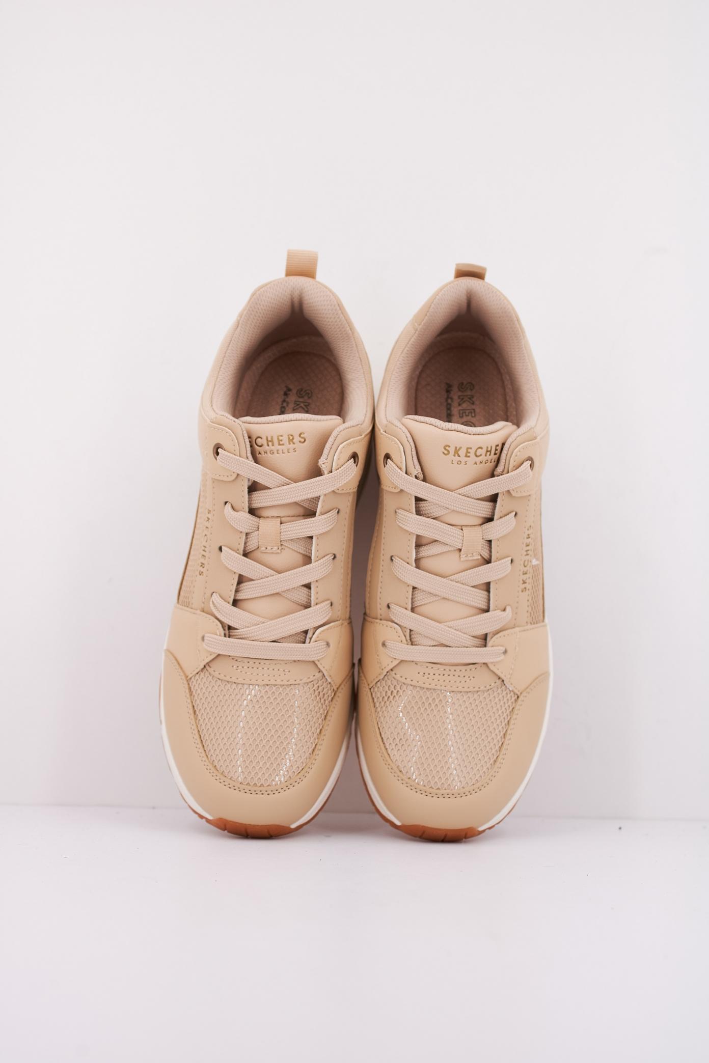 SKECHERS UNO WEDGE - EVERYTHI en color MARRON CLARO (3)