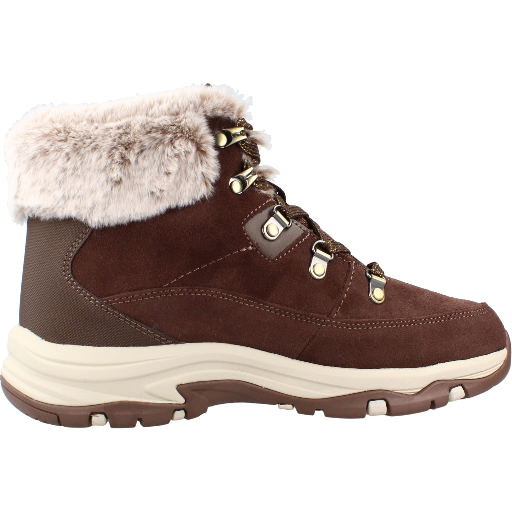 SKECHERS SNOW WORRIES en color MARRON (4)