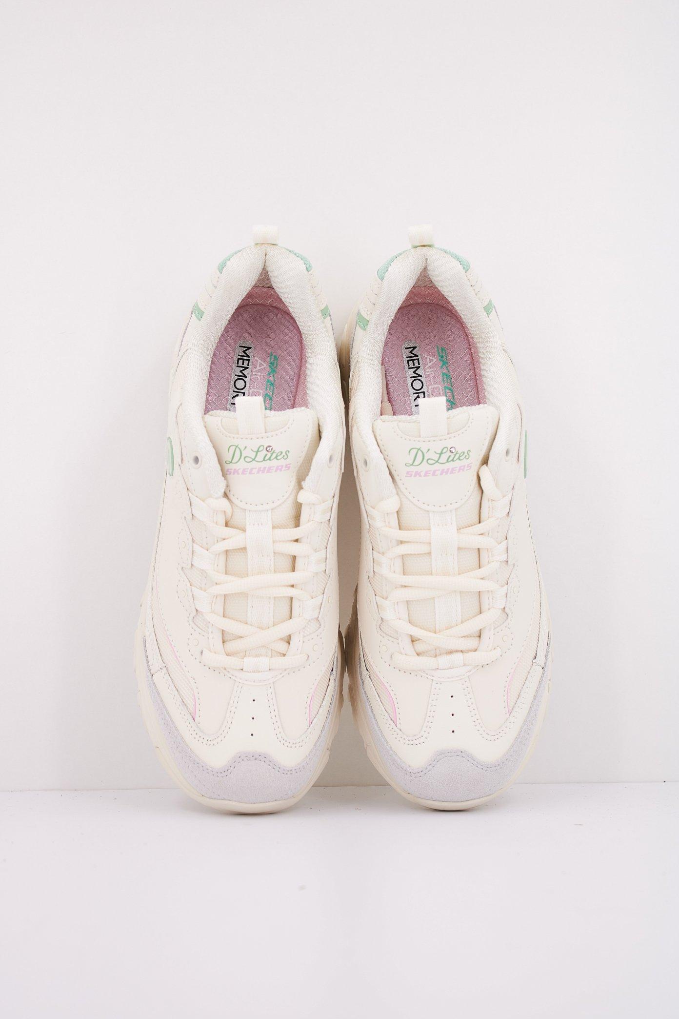 SKECHERS D'LITES - NEW HEAT en color BLANCO (3)