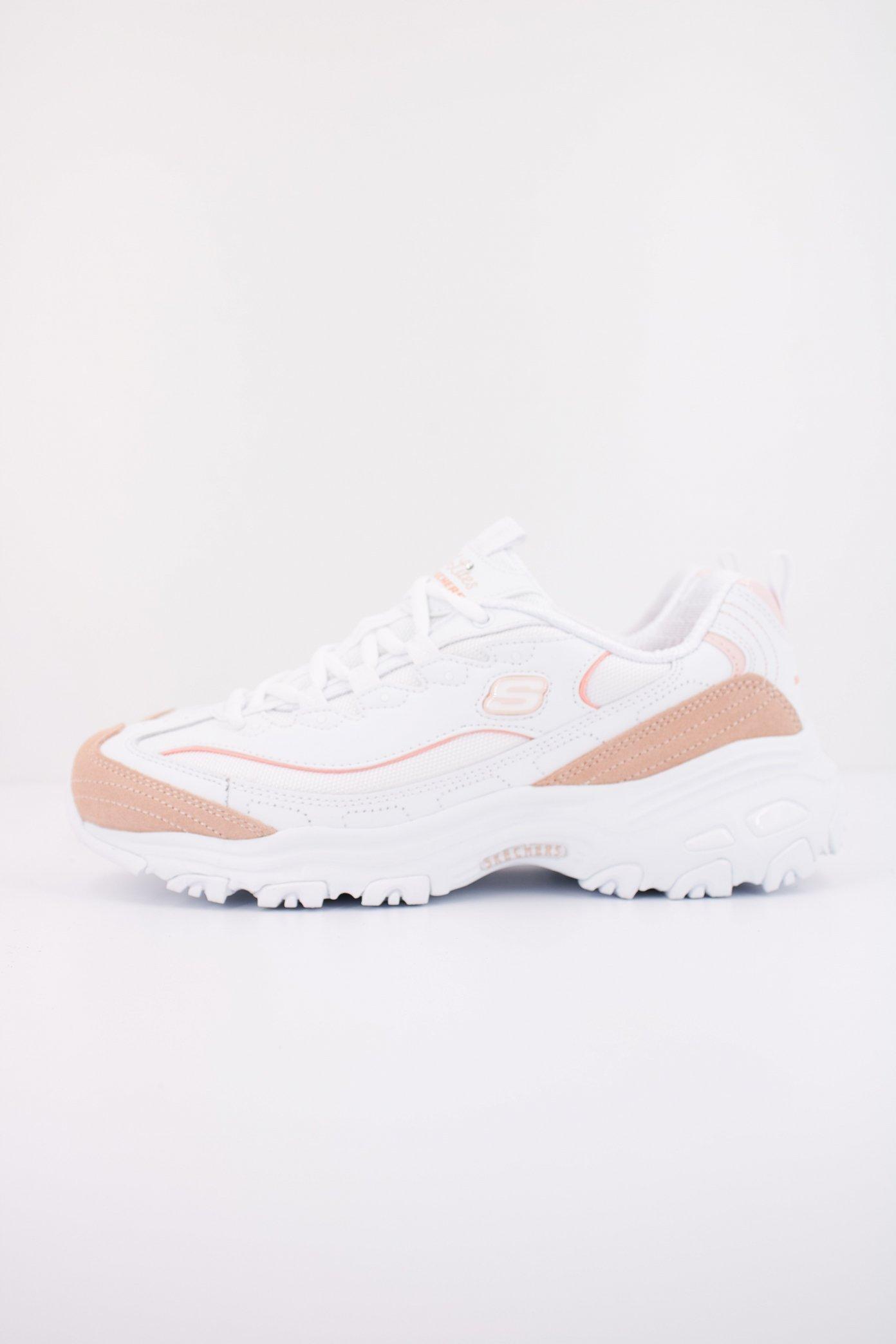 SKECHERS D'LITES - NEW HEAT en color BLANCO (1)
