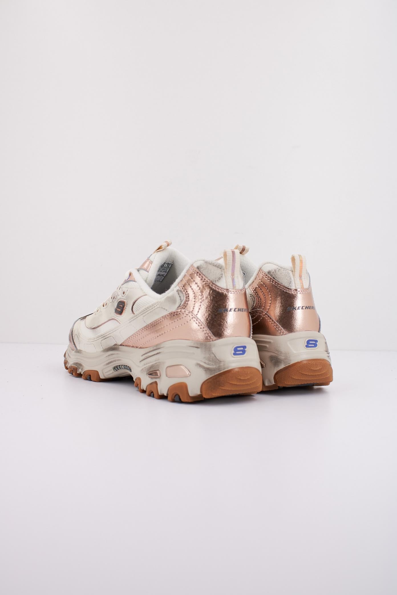 SKECHERS D'LITES-VINTAGE VISI en color BLANCO (4)