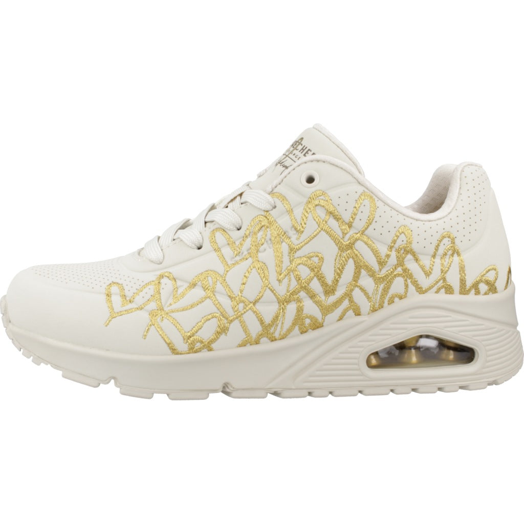 SKECHERS UNO - GOLDEN HEART en color (2)