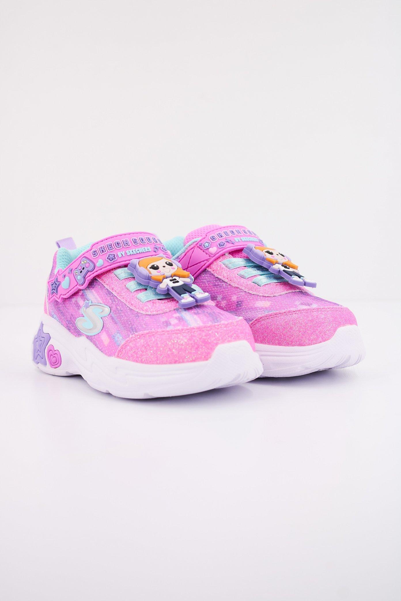 SKECHERS SKECH SQUAD en color ROSA (2)