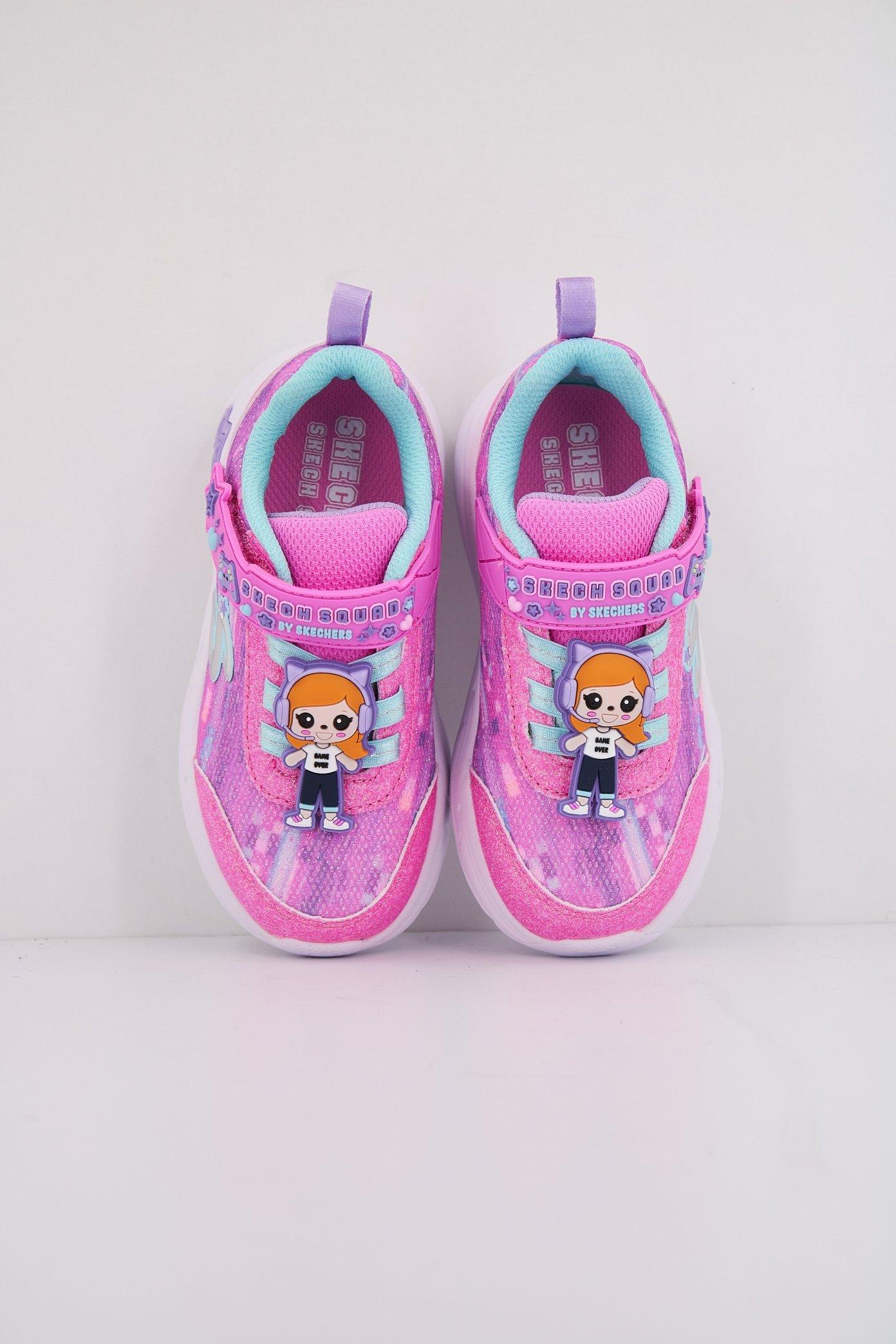 SKECHERS SKECH SQUAD en color ROSA (3)