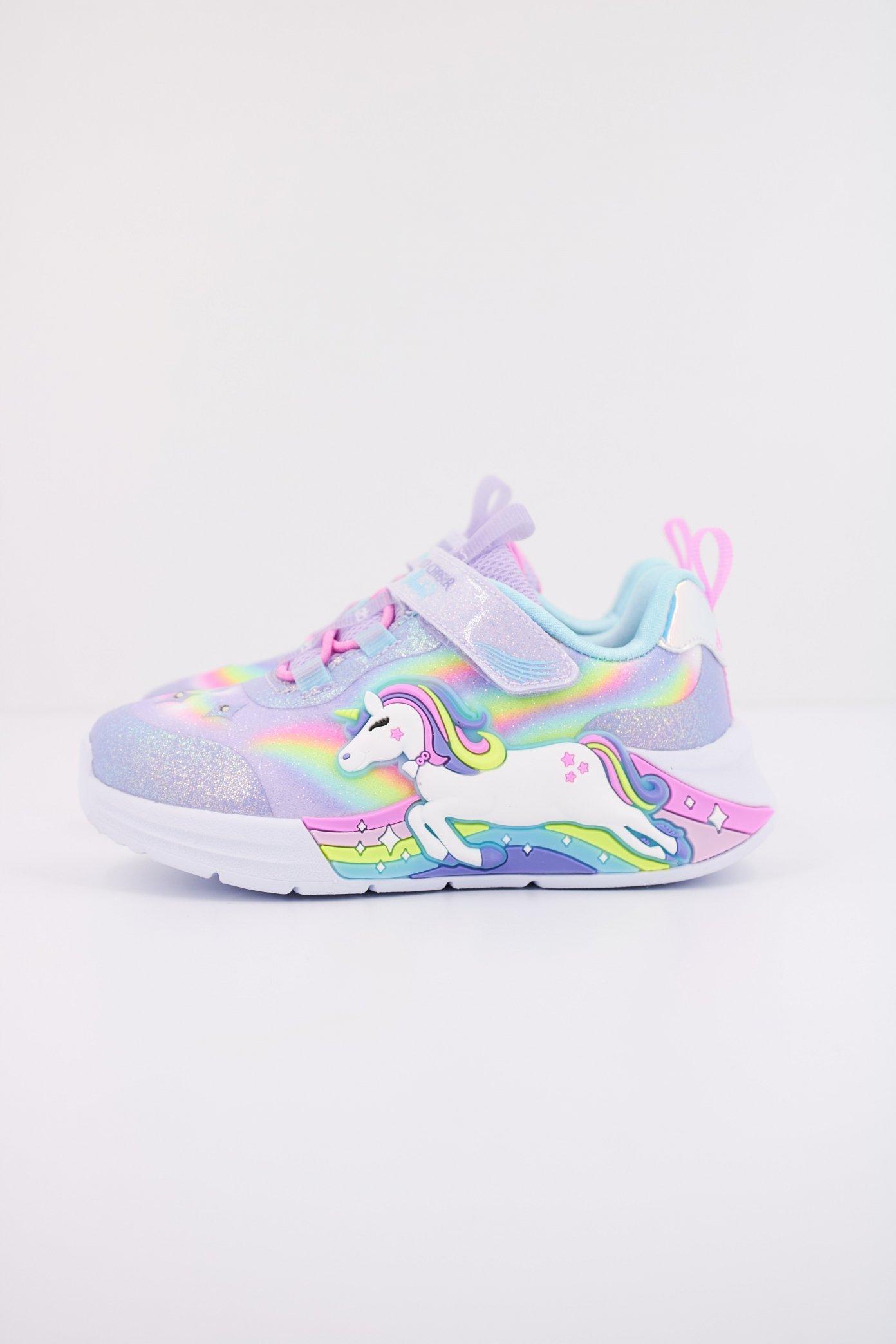 SKECHERS UNICORN CHASER en color VIOLETA (1)