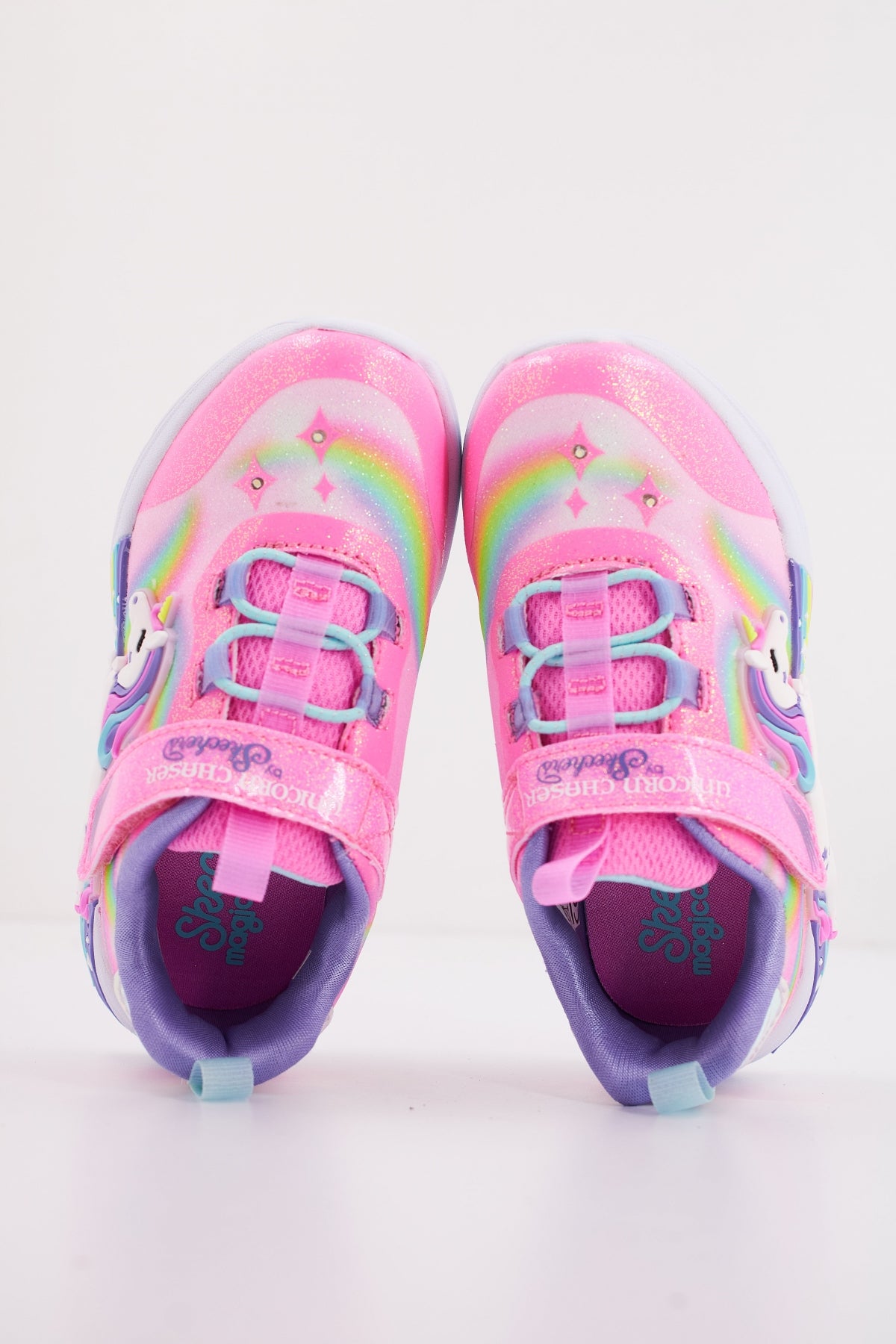 SKECHERS UNICORN CHASER en color ROSA (3)