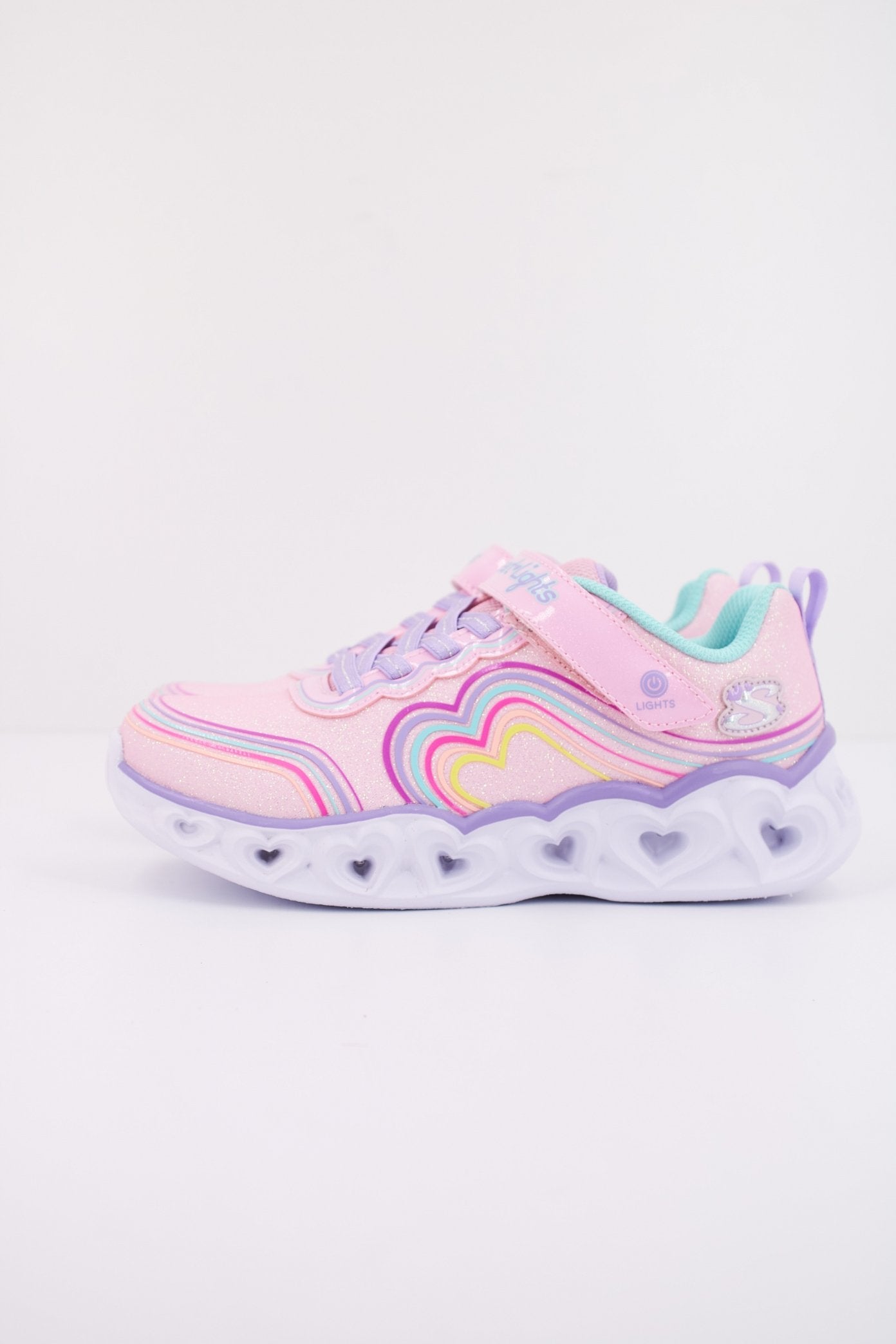SKECHERS HEART LIGHTS - RETRO en color ROSA (1)