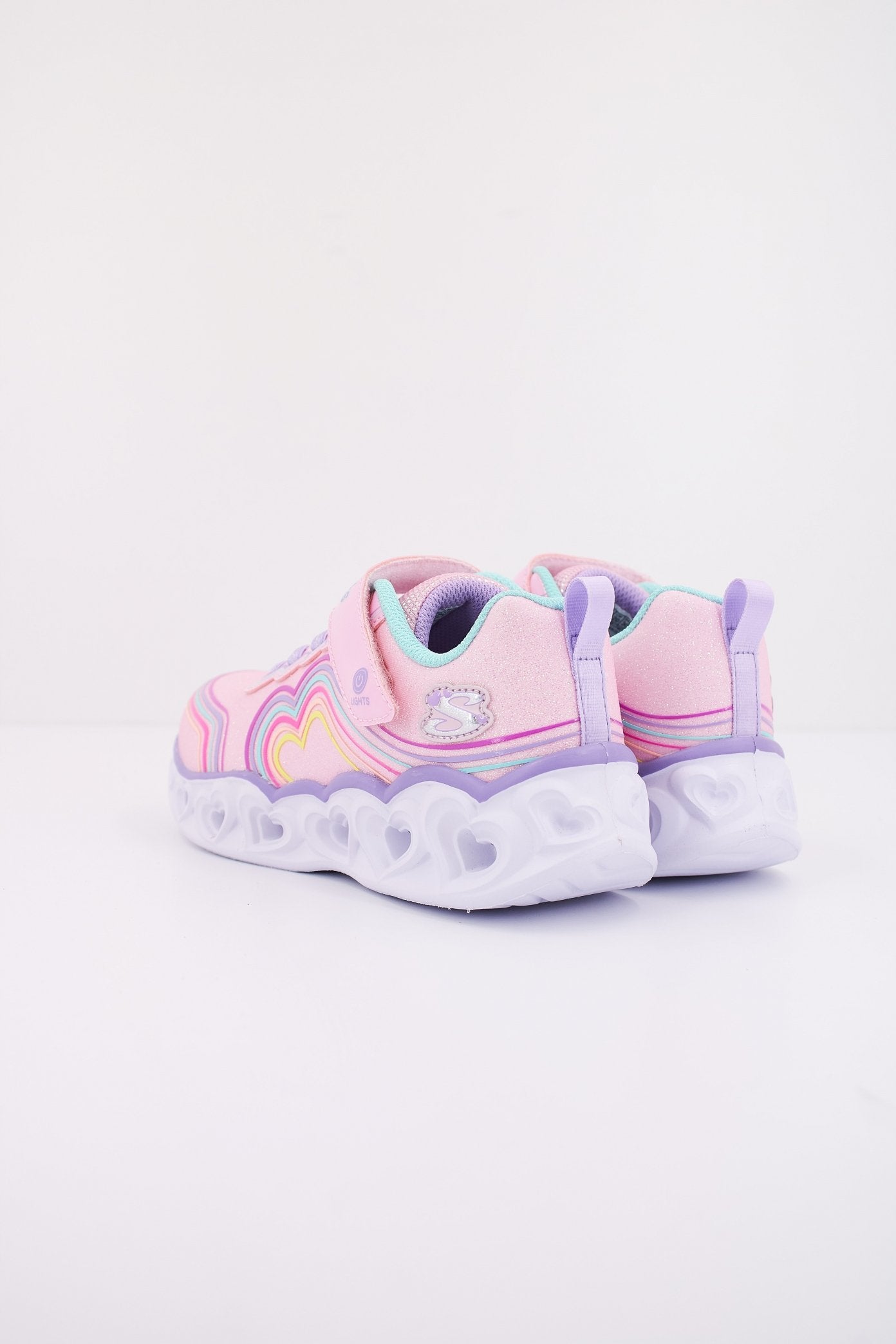 SKECHERS HEART LIGHTS - RETRO en color ROSA (4)