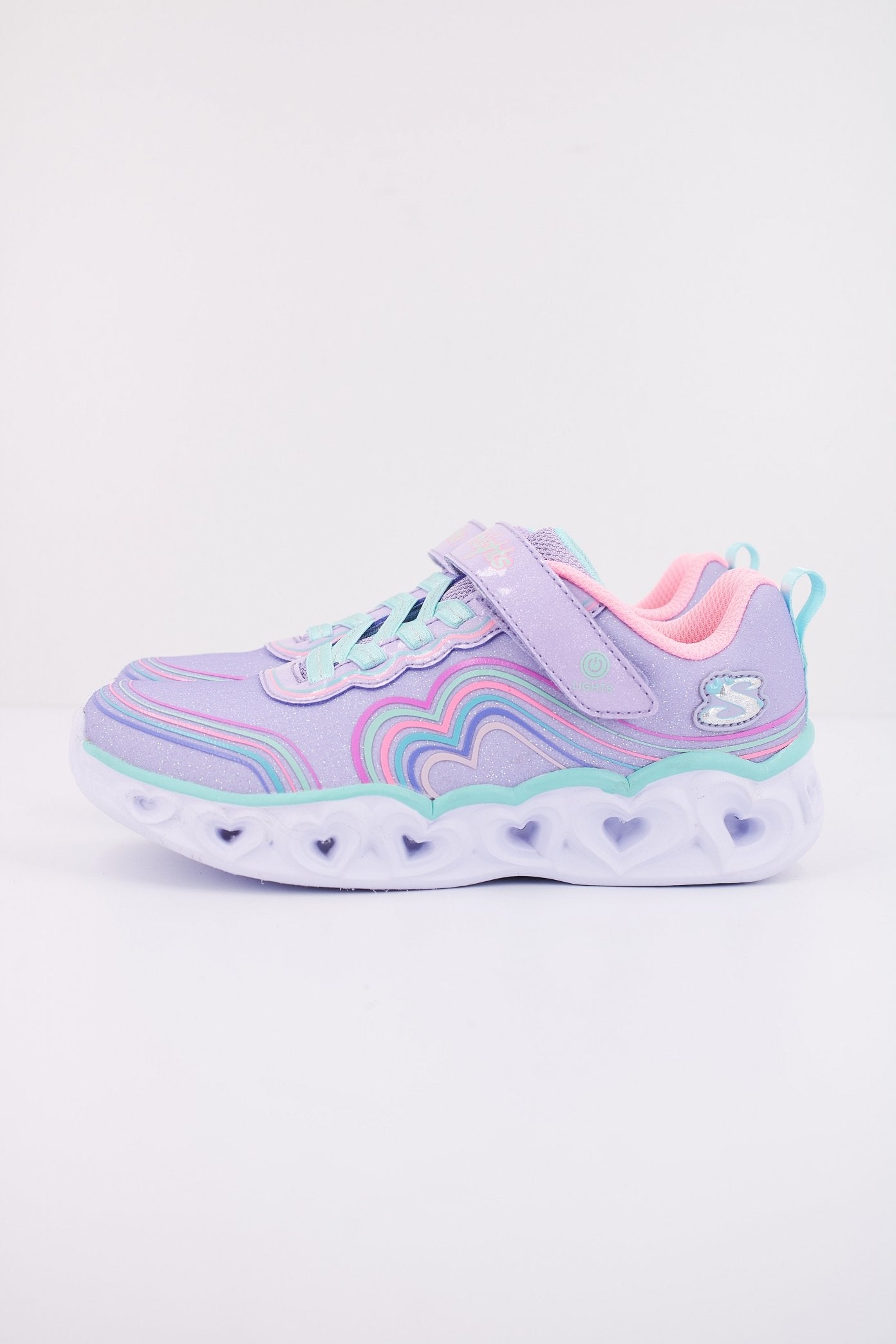 SKECHERS HEART LIGHTS - RETRO en color VIOLETA (1)
