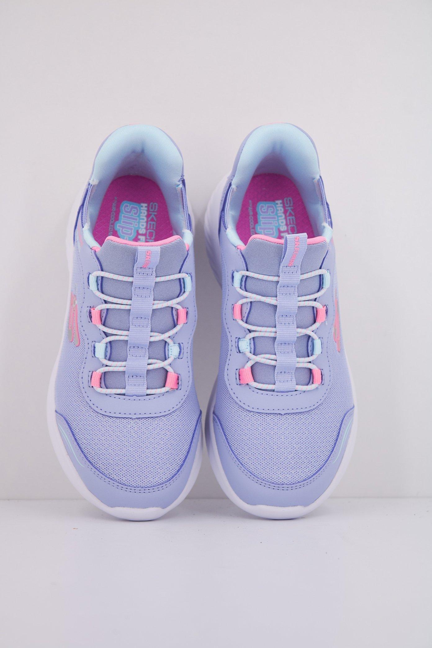 SKECHERS BOUNDER - SIMPLE CUT SLIP-INS en color VIOLETA (3)