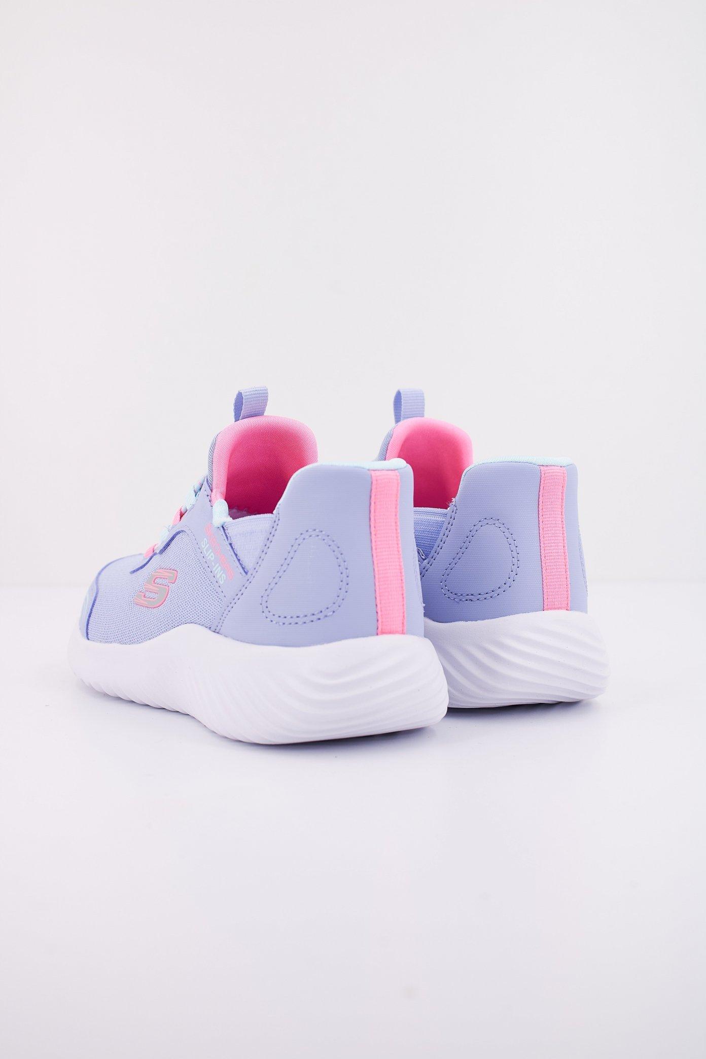 SKECHERS BOUNDER - SIMPLE CUT SLIP-INS en color VIOLETA (4)